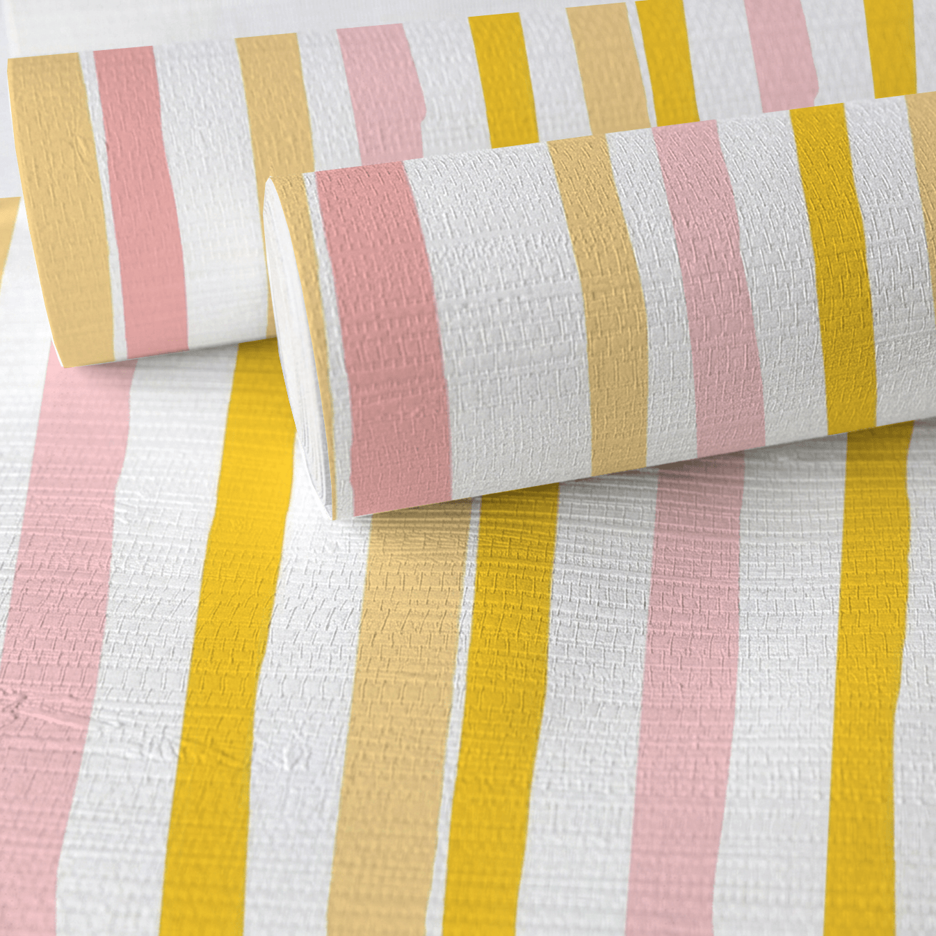 Luna Faux Grasscloth Wallpaper - Lemon Park