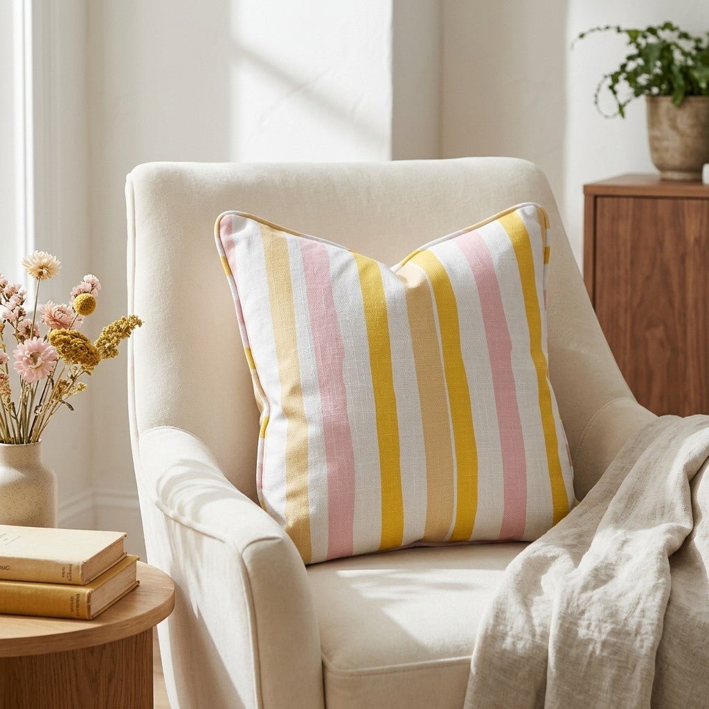 Luna Throw Pillow - Lemon Park