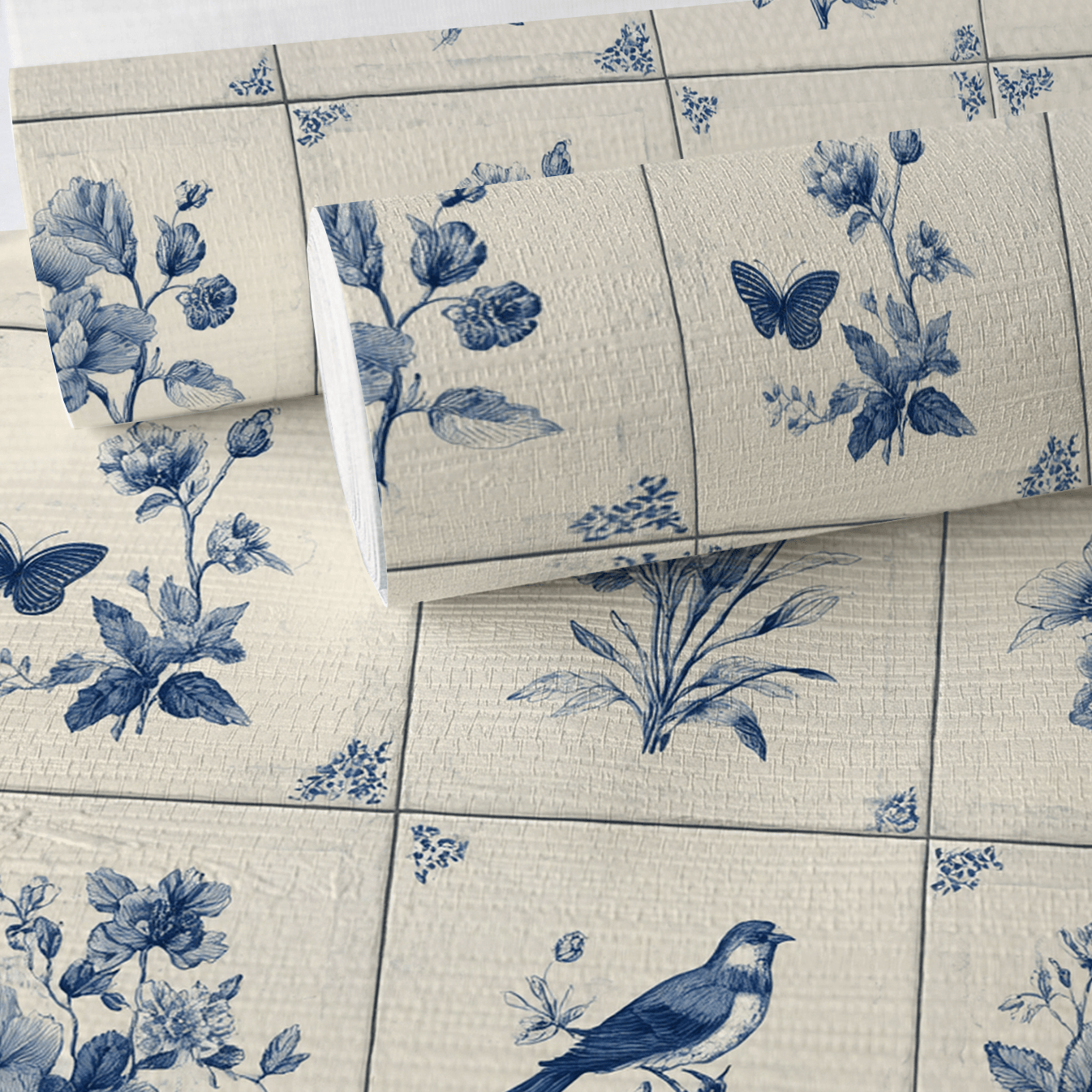 Lunaria Faux Grasscloth Wallpaper - Lemon Park