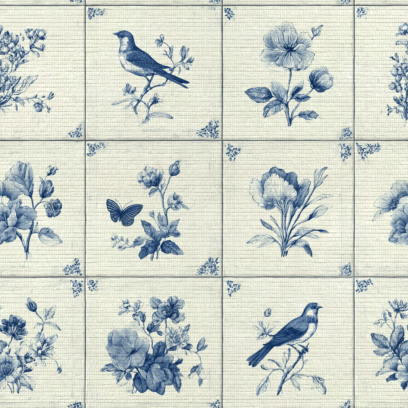 Lunaria Faux Grasscloth Wallpaper - Lemon Park