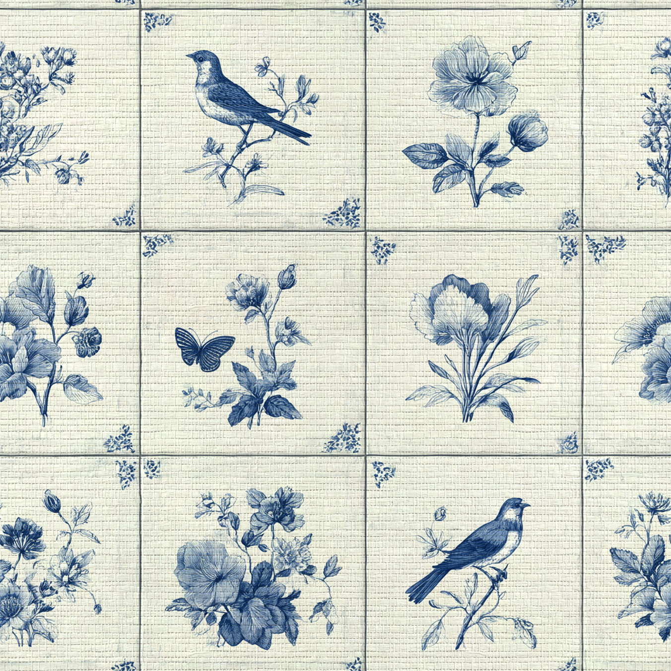Lunaria Faux Grasscloth Wallpaper