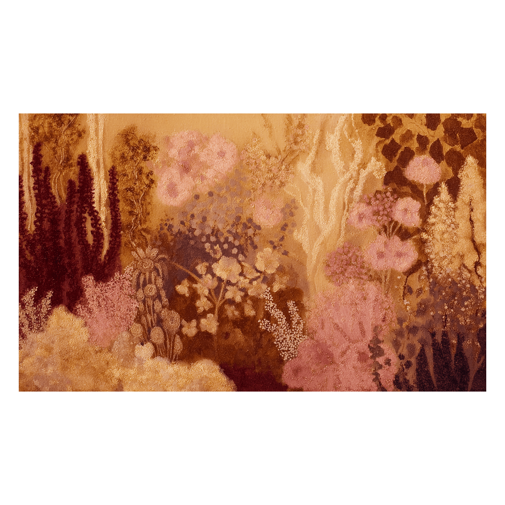 Lush Meadow (Orange) - Tapestry - Lemon Park
