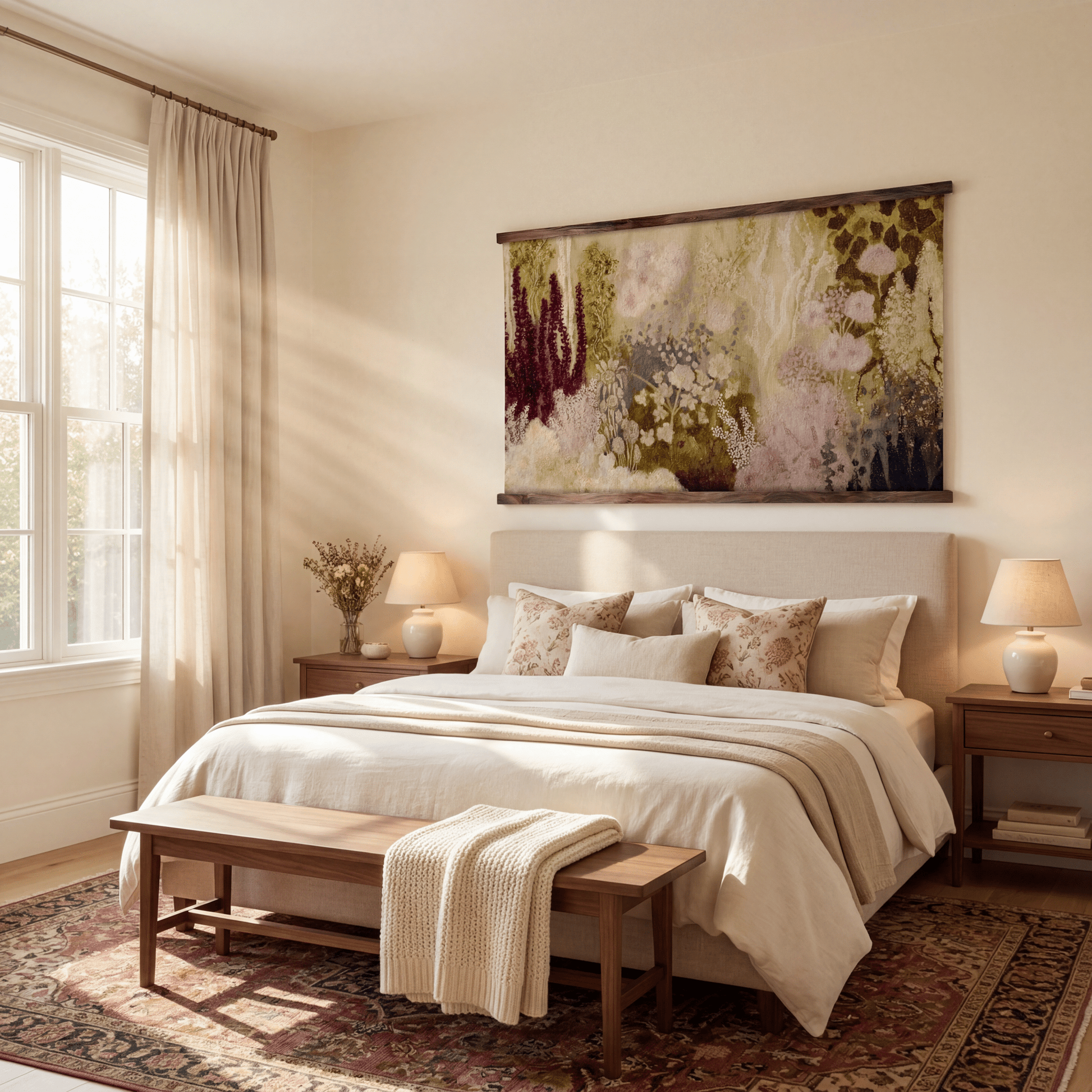 Lush Meadow (Yellow) - Tapestry - Lemon Park