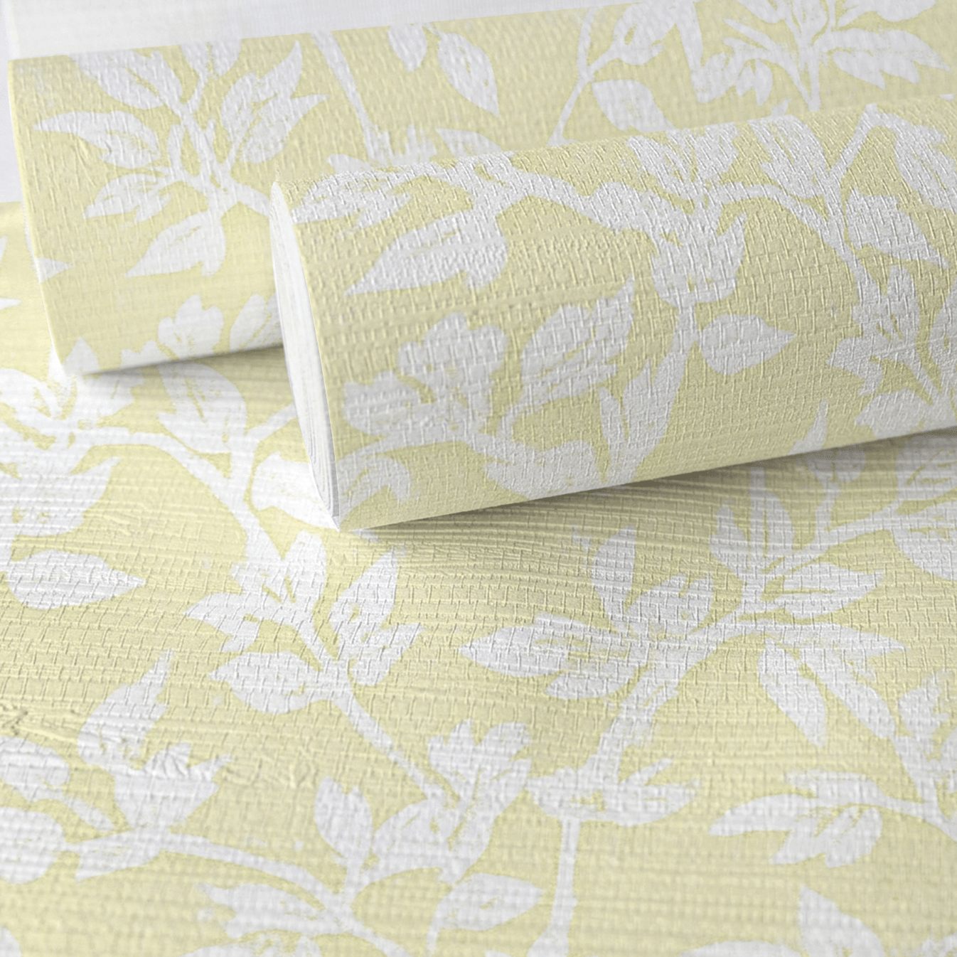 Madden Faux Grasscloth Wallpaper - Lemon Park