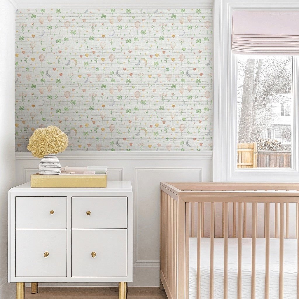 Magically Radiant Faux Grasscloth Wallpaper - Lemon Park