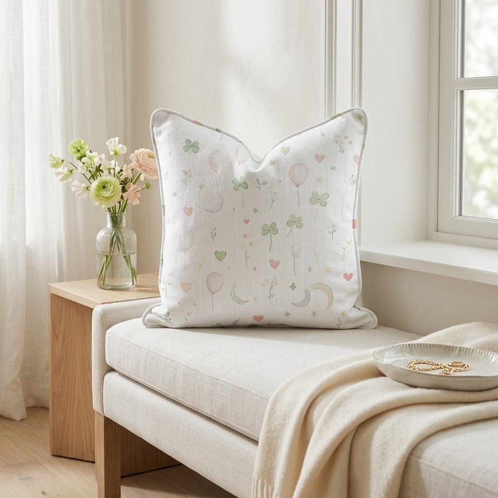 Magically Radiant Throw Pillow - Lemon Park