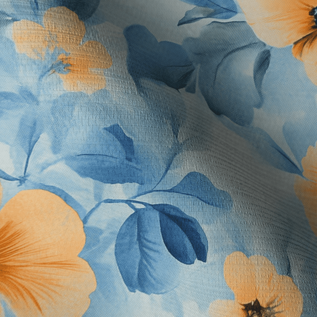 Magnolia Faux Grasscloth Wallpaper - Lemon Park