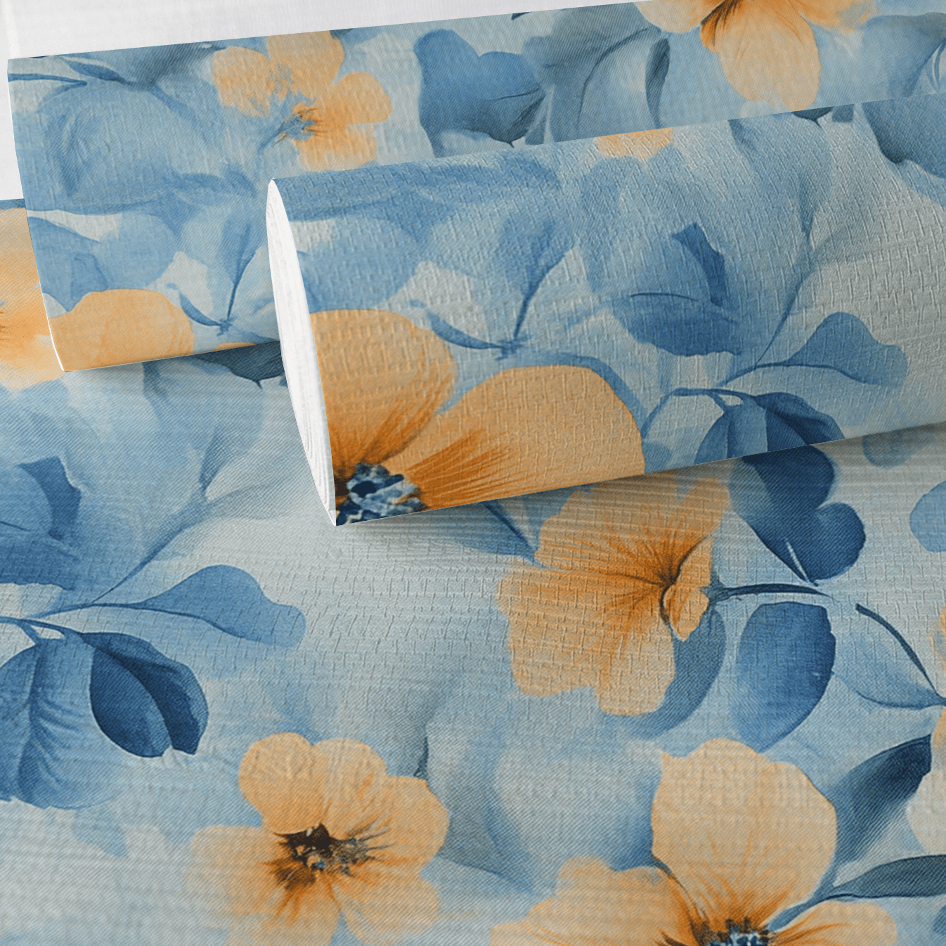 Magnolia Faux Grasscloth Wallpaper - Lemon Park