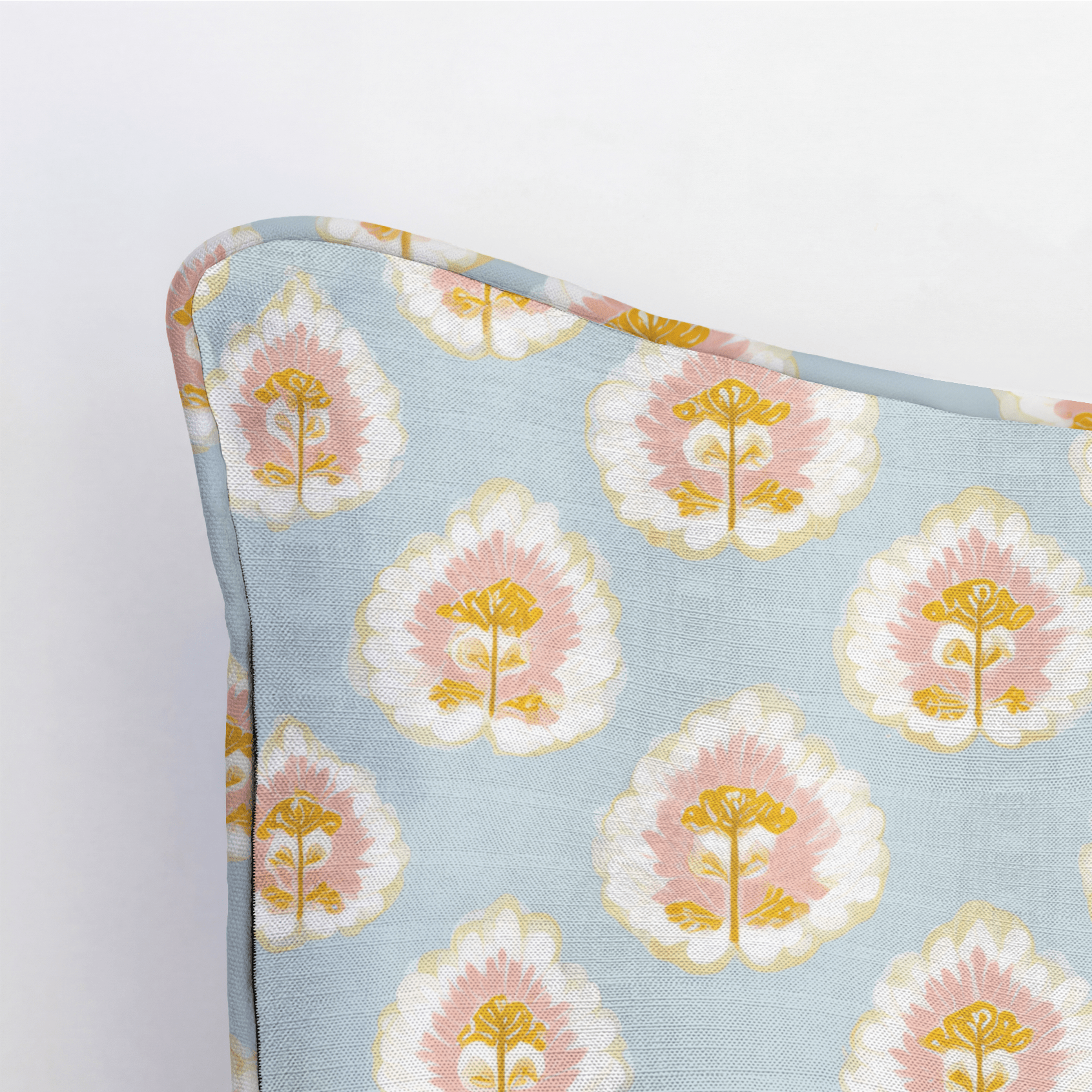 Magnolia Mist Throw Pillow - Lemon Park