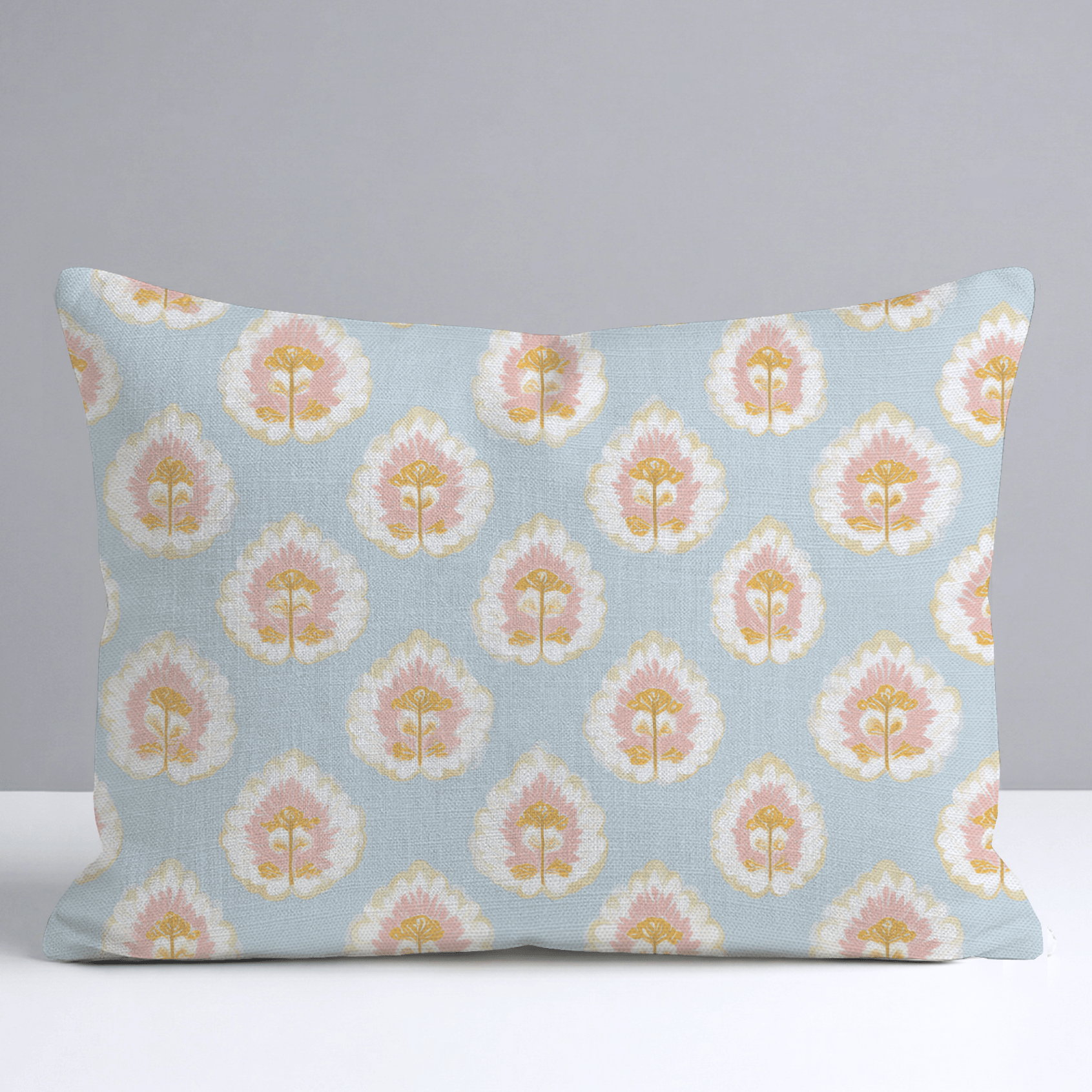 Magnolia Mist Throw Pillow - Lemon Park