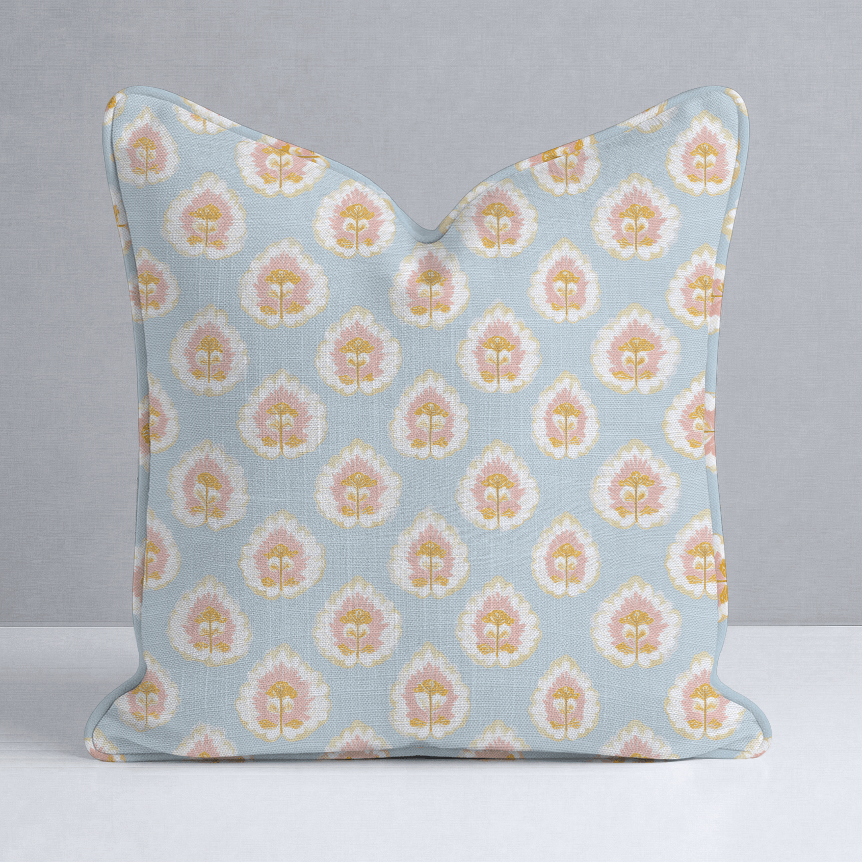 Magnolia Mist Throw Pillow - Lemon Park