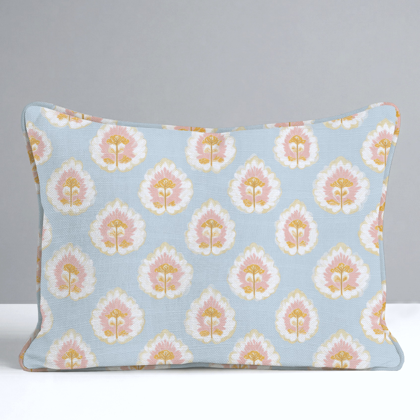 Magnolia Mist Throw Pillow - Lemon Park