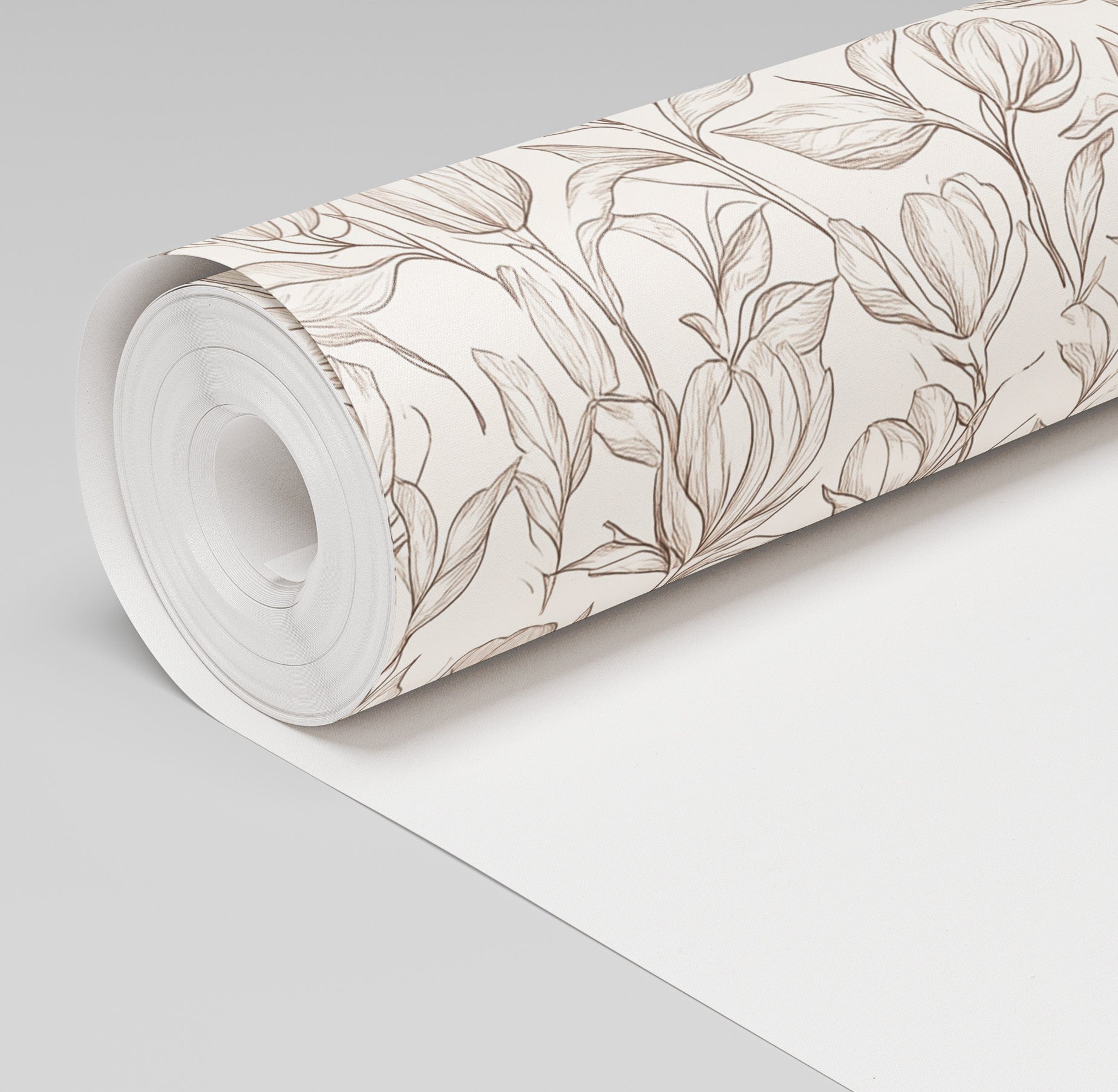 Magnolia Sketch Wallpaper - Lemon Park