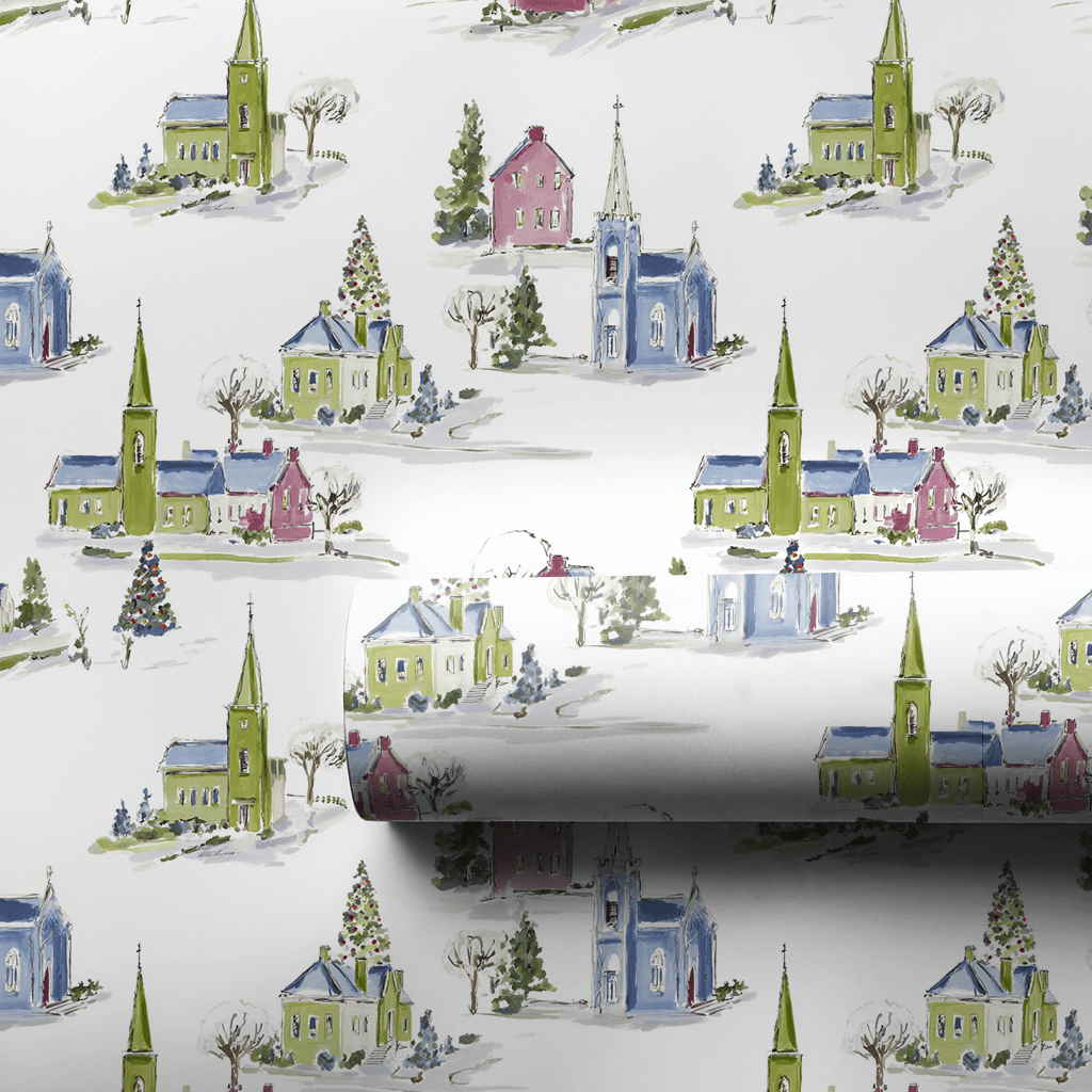 Main Street - Wrapping Paper - Lemon Park