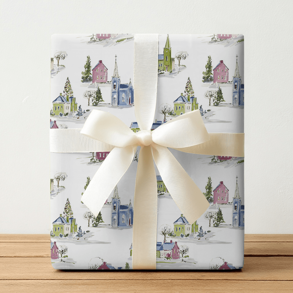 Main Street - Wrapping Paper - Lemon Park