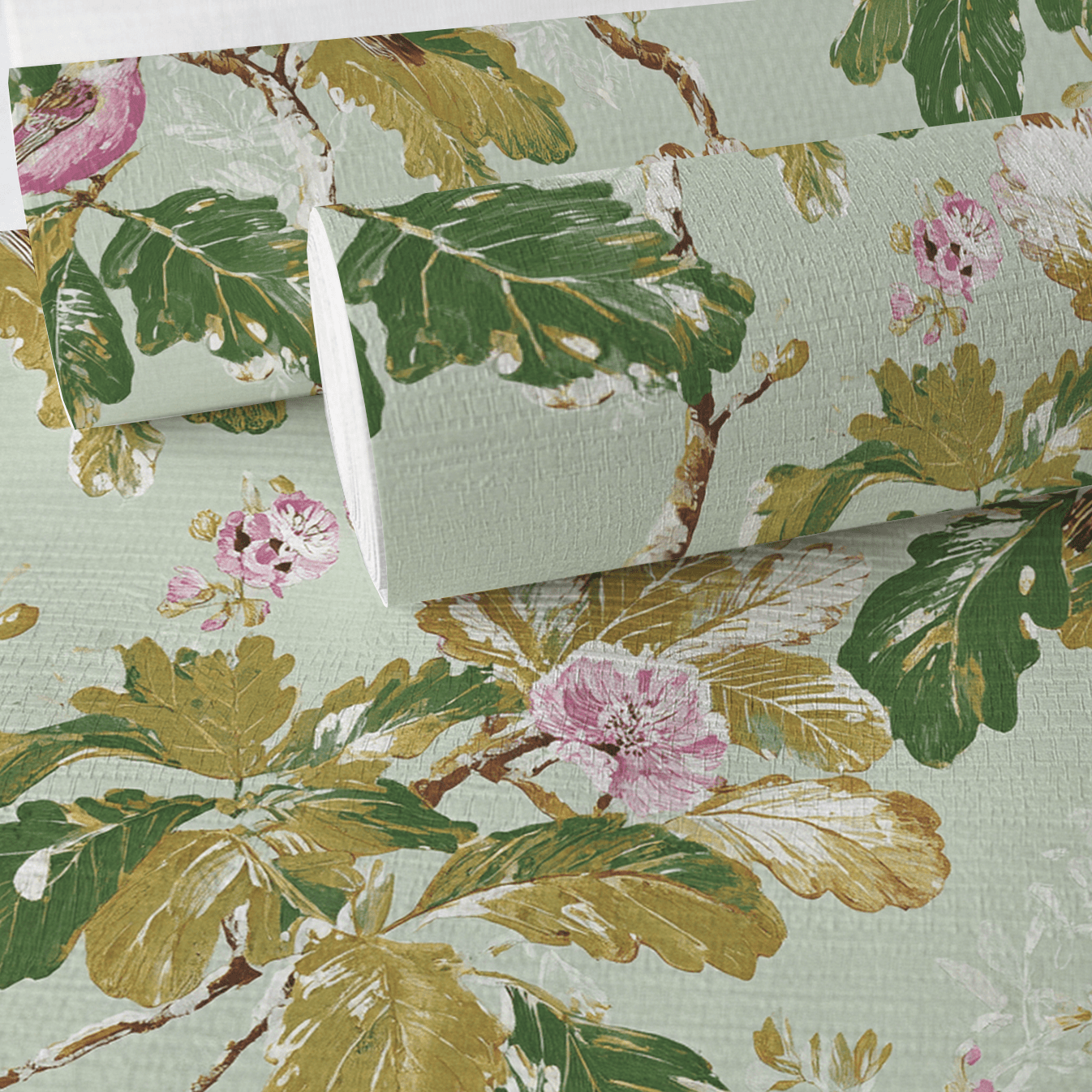 Maine Faux Grasscloth Wallpaper - Lemon Park
