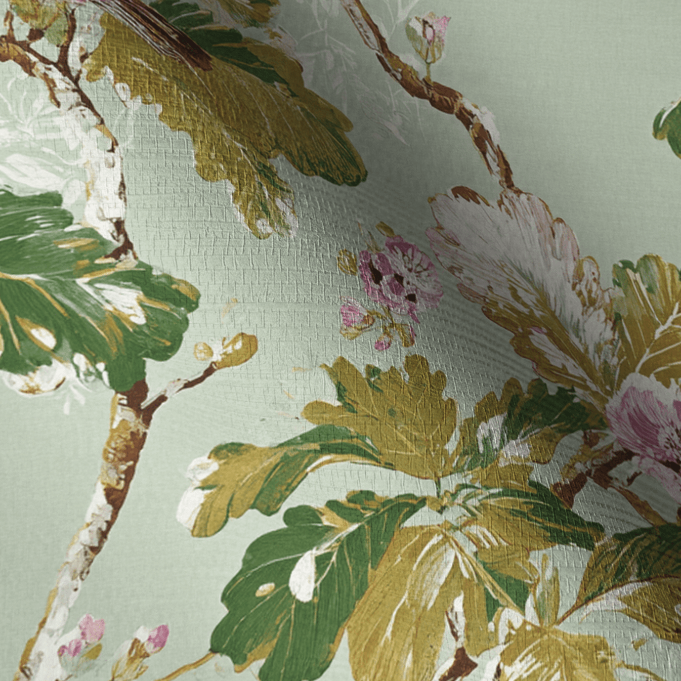 Maine Faux Grasscloth Wallpaper - Lemon Park