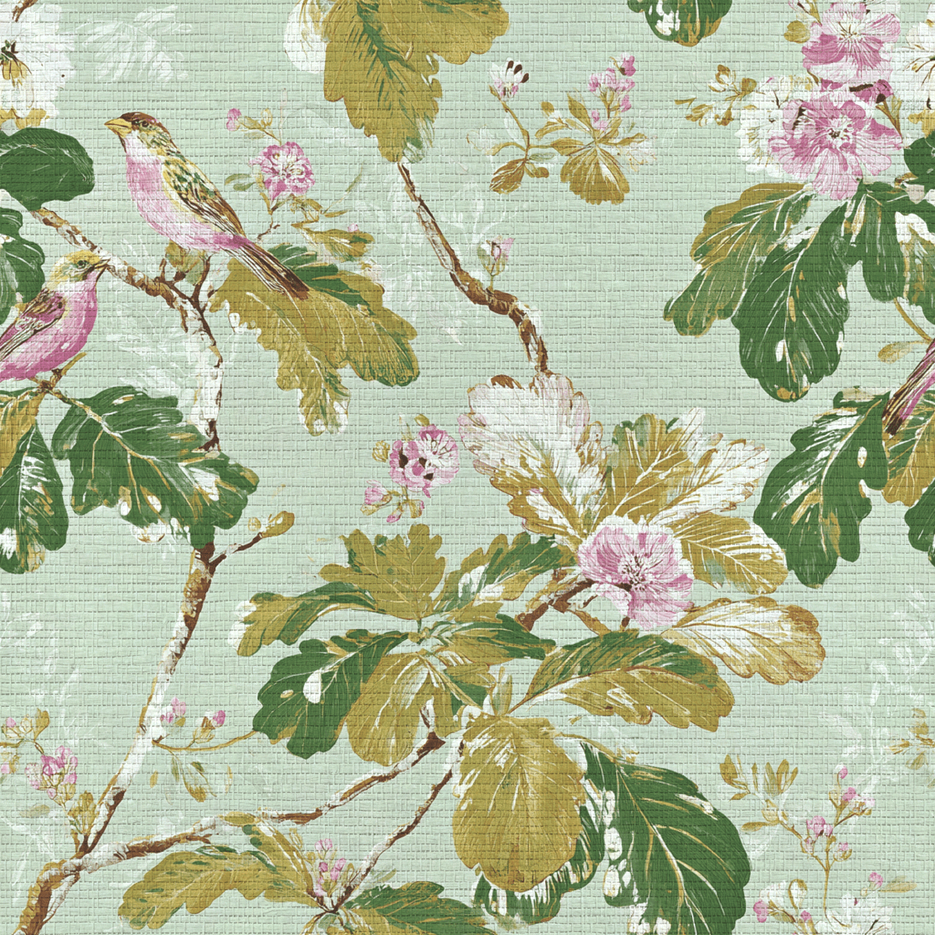 Maine Faux Grasscloth Wallpaper - Lemon Park