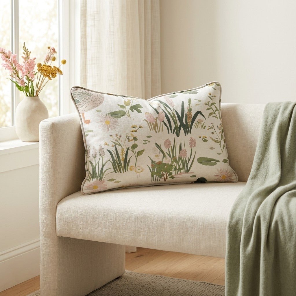 Mallard Meadow Throw Pillow - Lemon Park