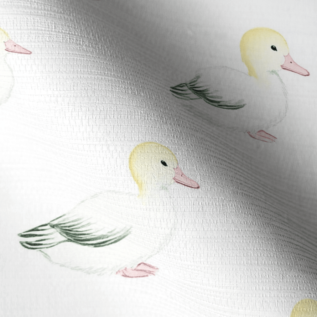 Mallards Faux Grasscloth Wallpaper - Lemon Park