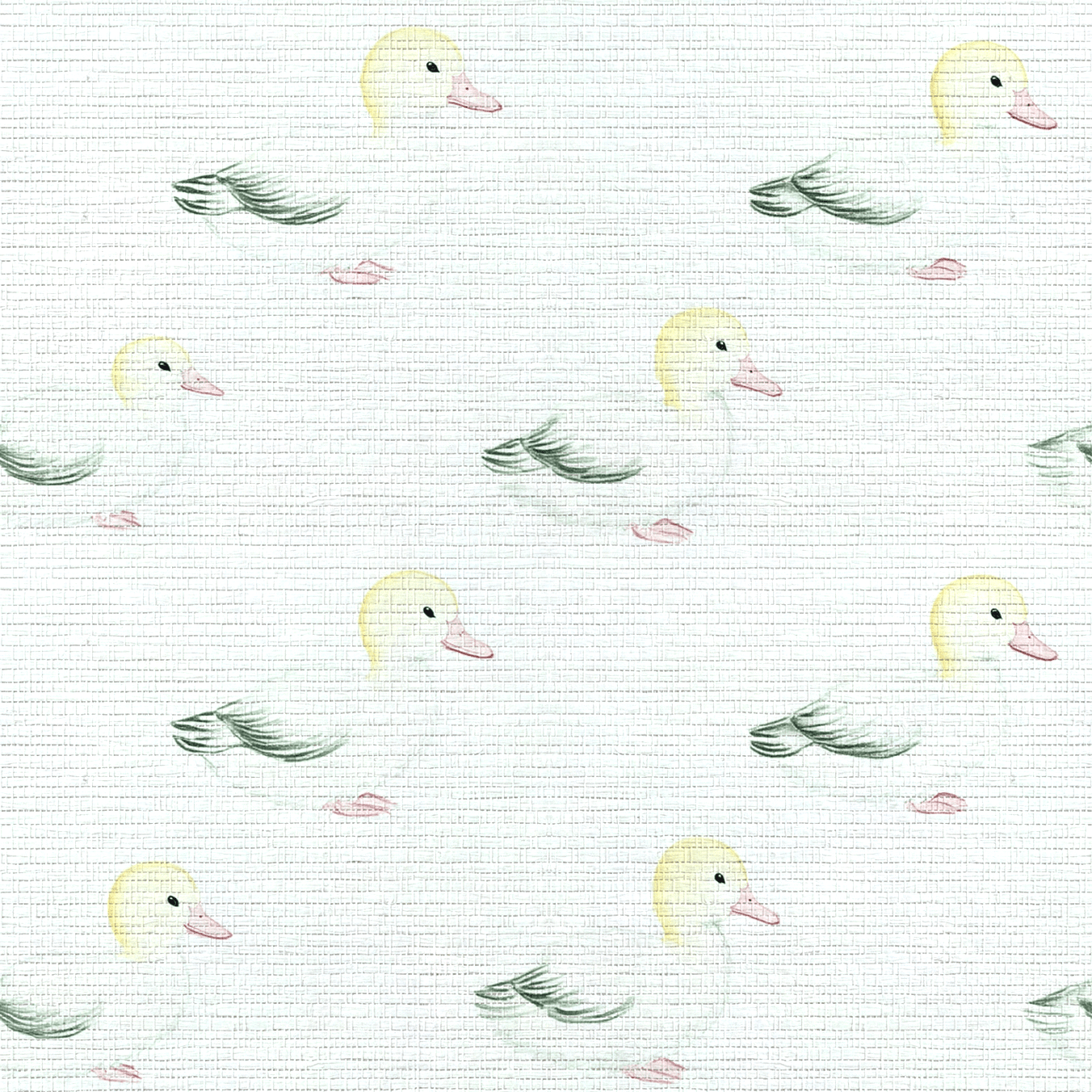 Mallards Faux Grasscloth Wallpaper - Lemon Park