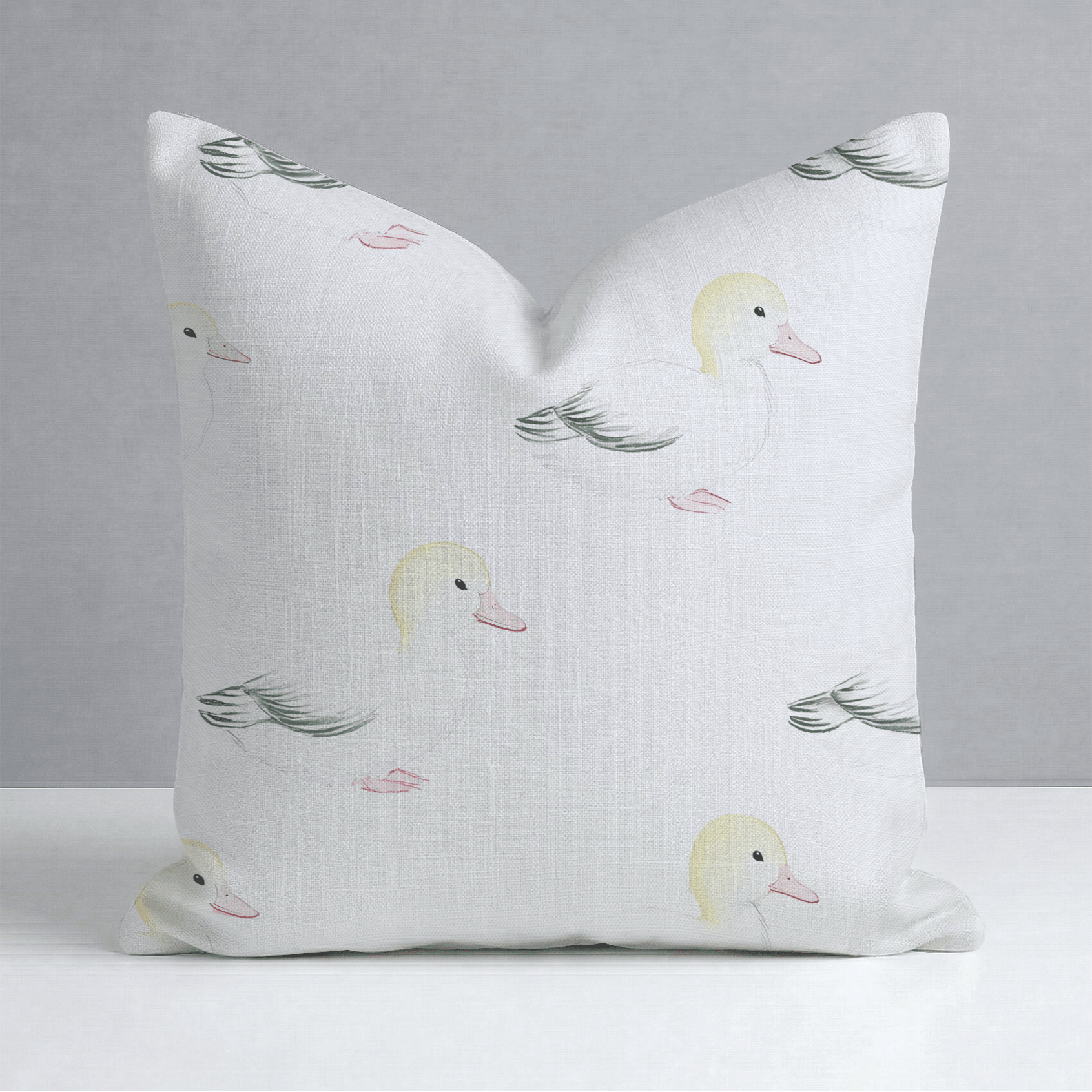 Mallards Throw Pillow - Lemon Park