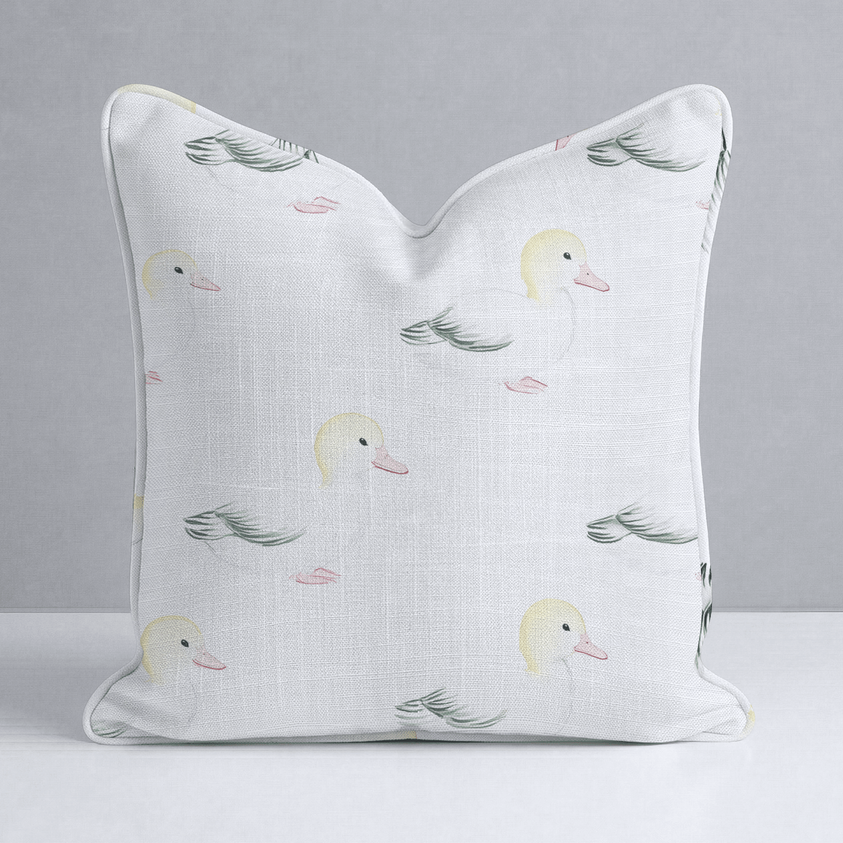 Mallards Throw Pillow - Lemon Park