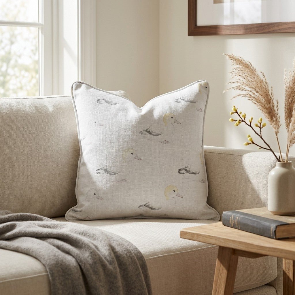 Mallards Throw Pillow - Lemon Park