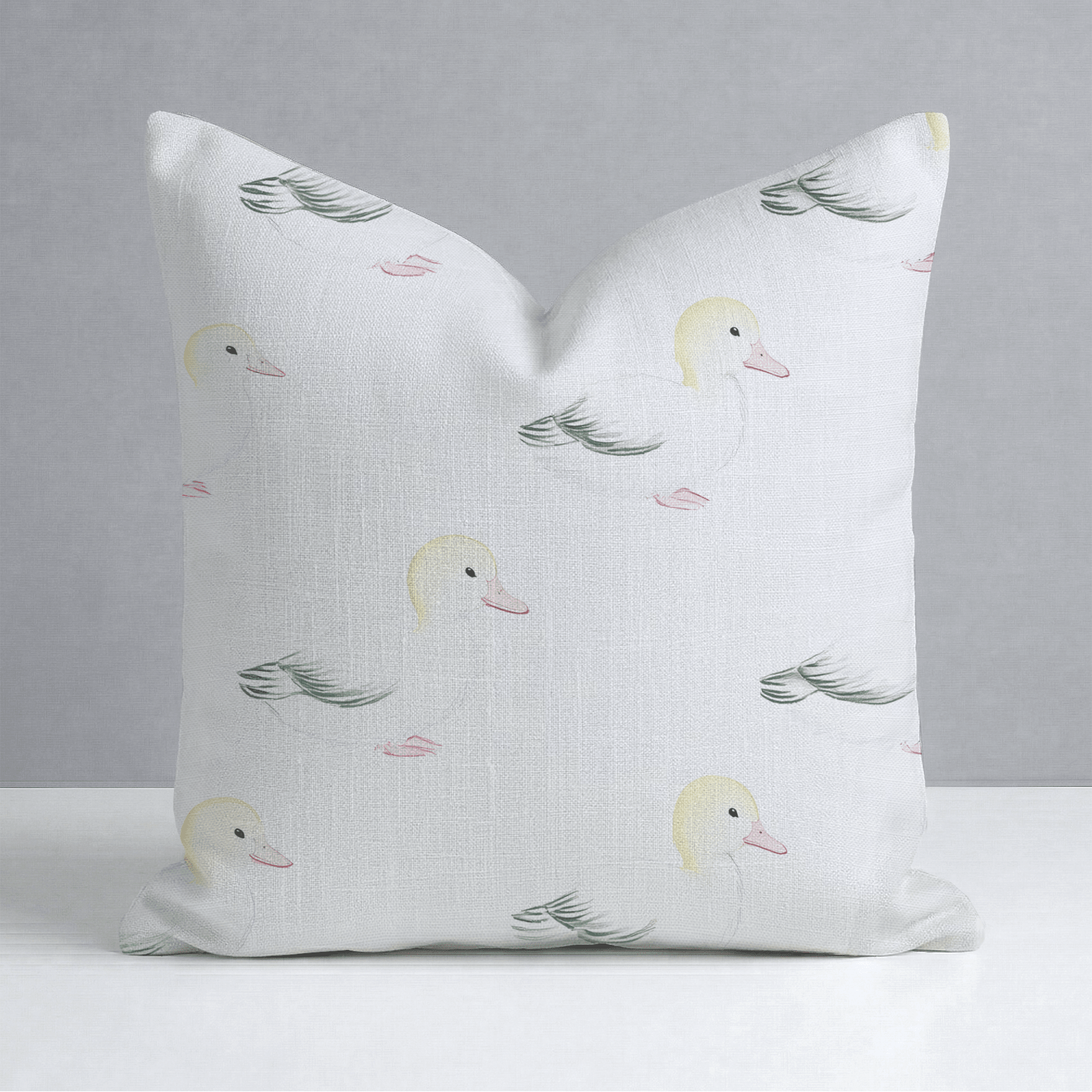 Mallards Throw Pillow - Lemon Park