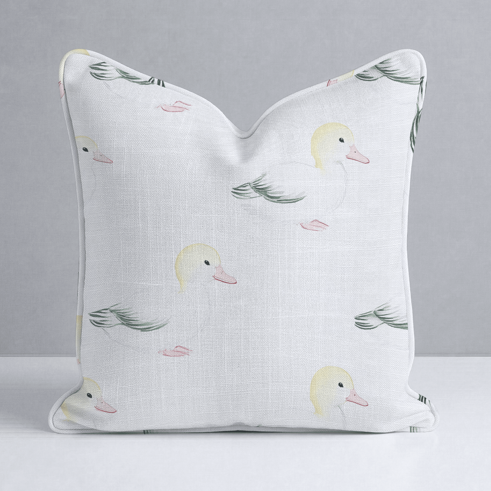 Mallards Throw Pillow - Lemon Park