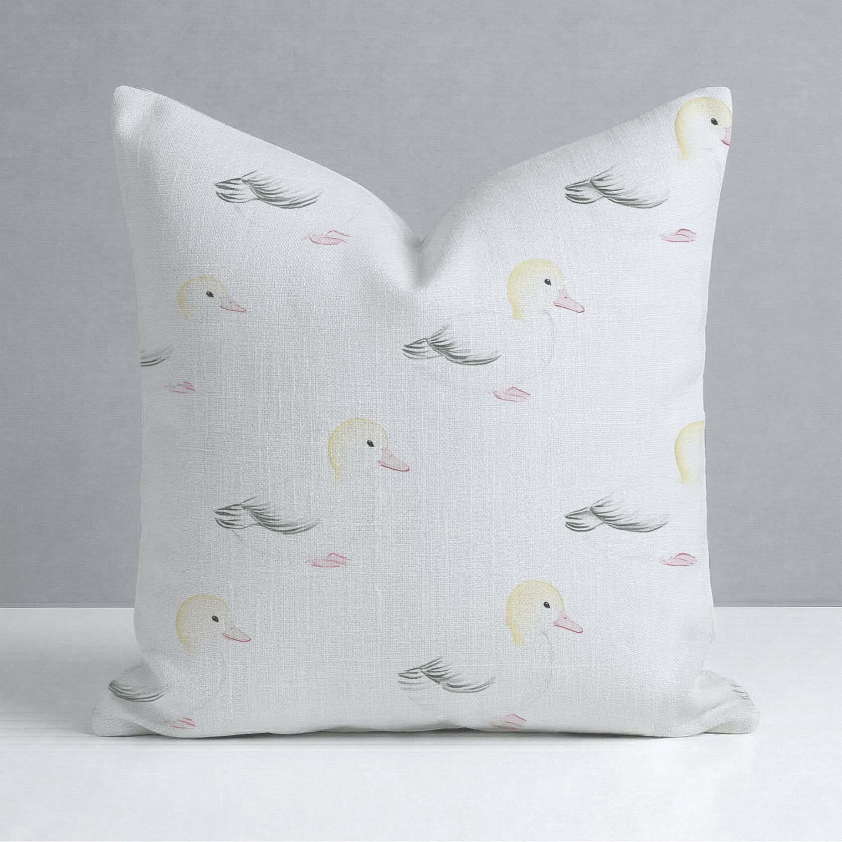 Mallards Throw Pillow - Lemon Park
