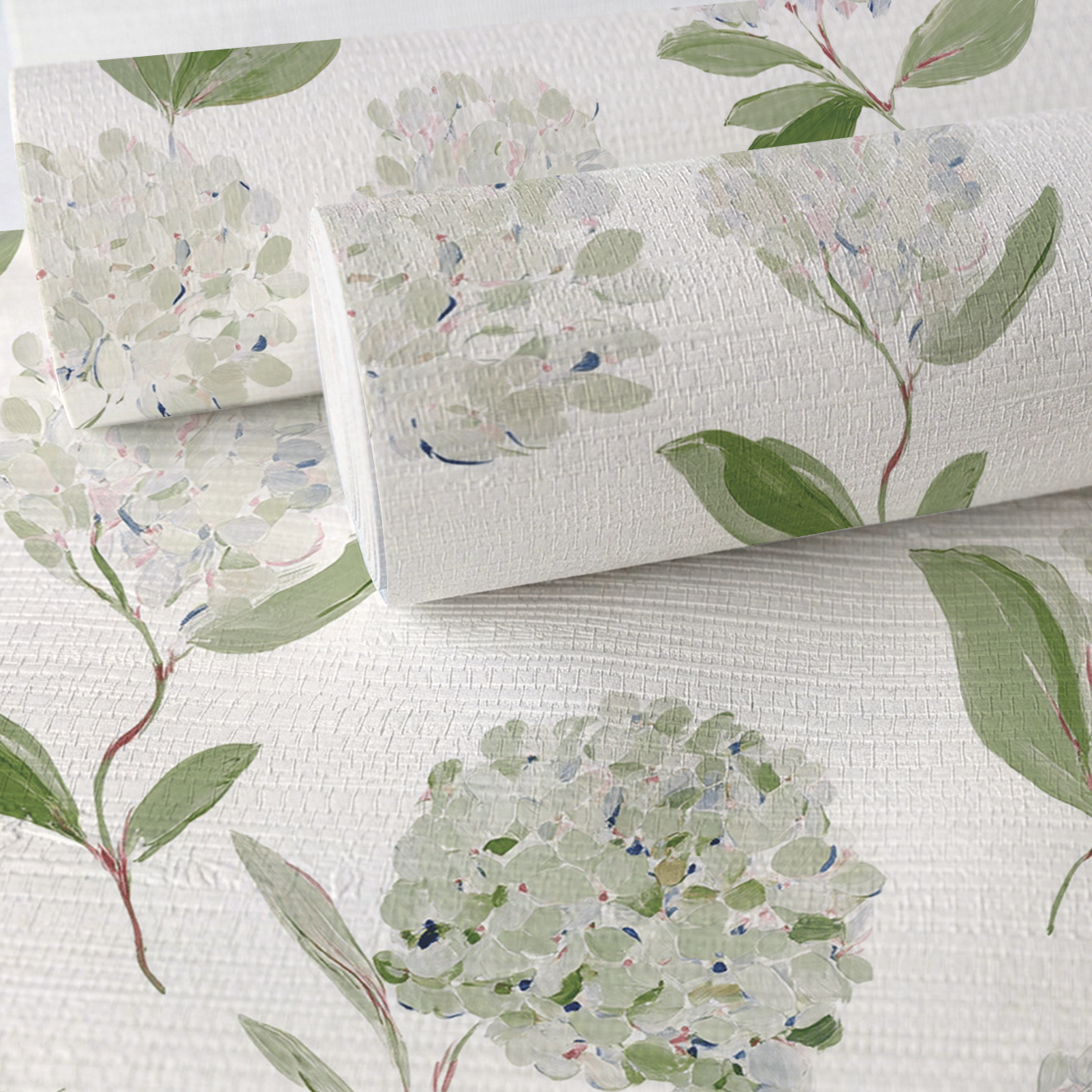 Marais Bloom Faux Grasscloth Wallpaper