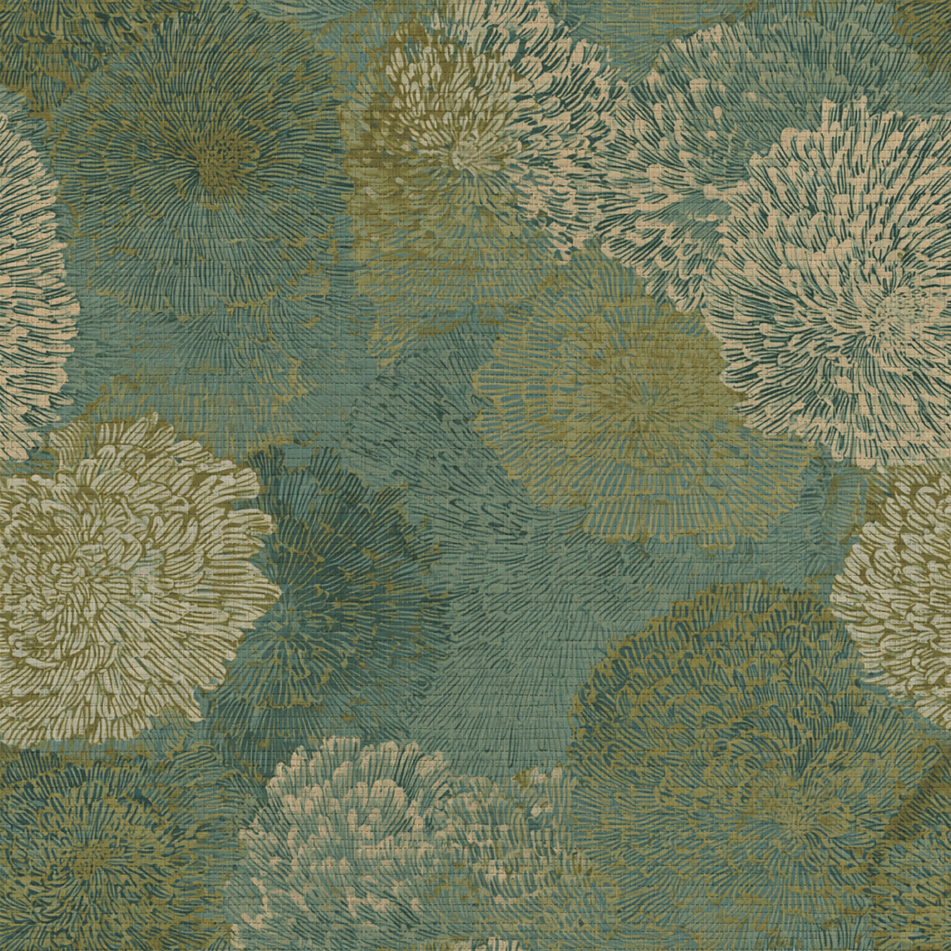 Maren Faux Grasscloth Wallpaper - Lemon Park