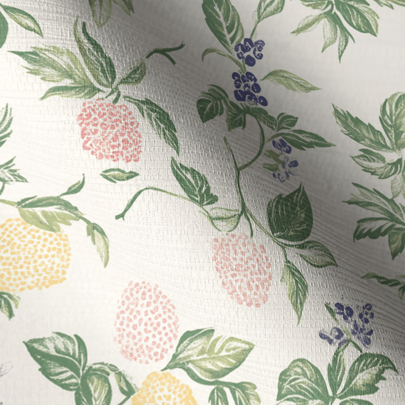Mariana Faux Grasscloth Wallpaper - Lemon Park