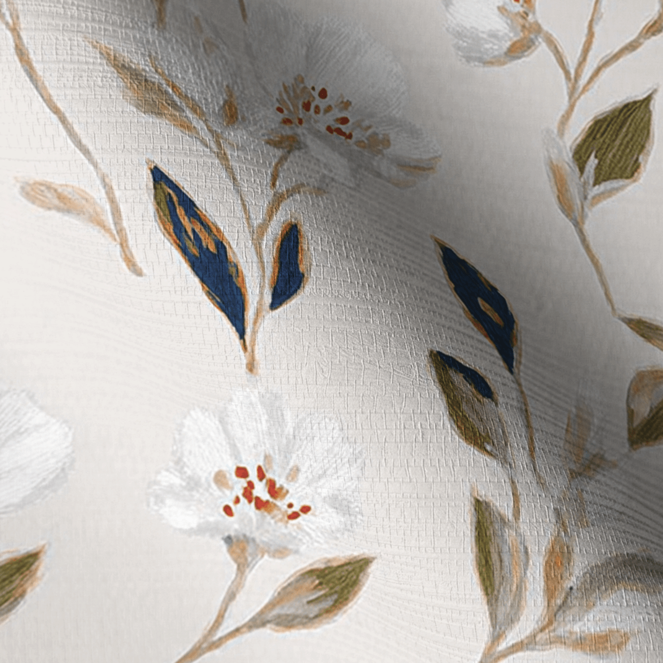 Marigold Belle Faux Grasscloth Wallpaper - Lemon Park