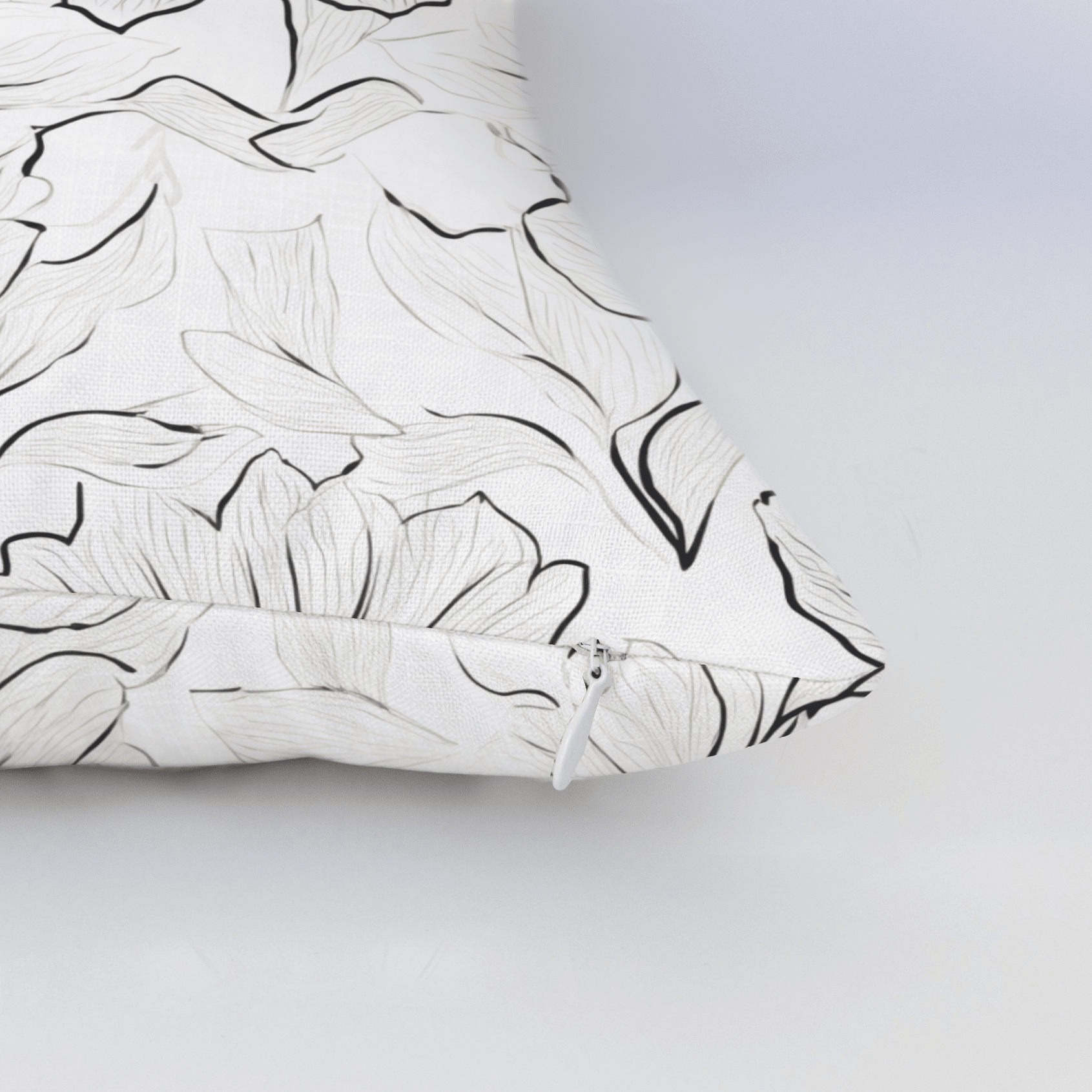 Marshmellow Field Throw Pillow - Lemon Park