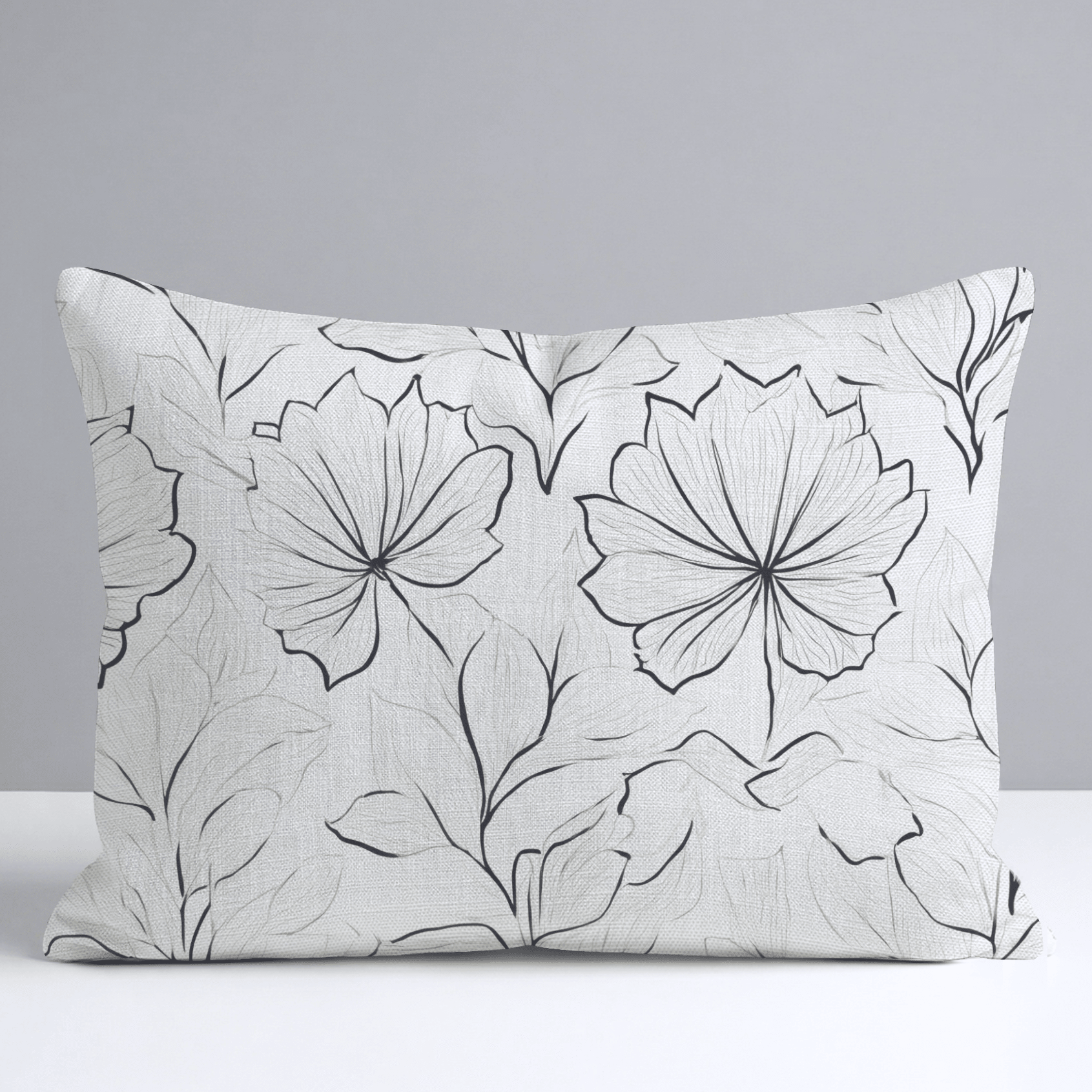 Marshmellow Field Throw Pillow - Lemon Park