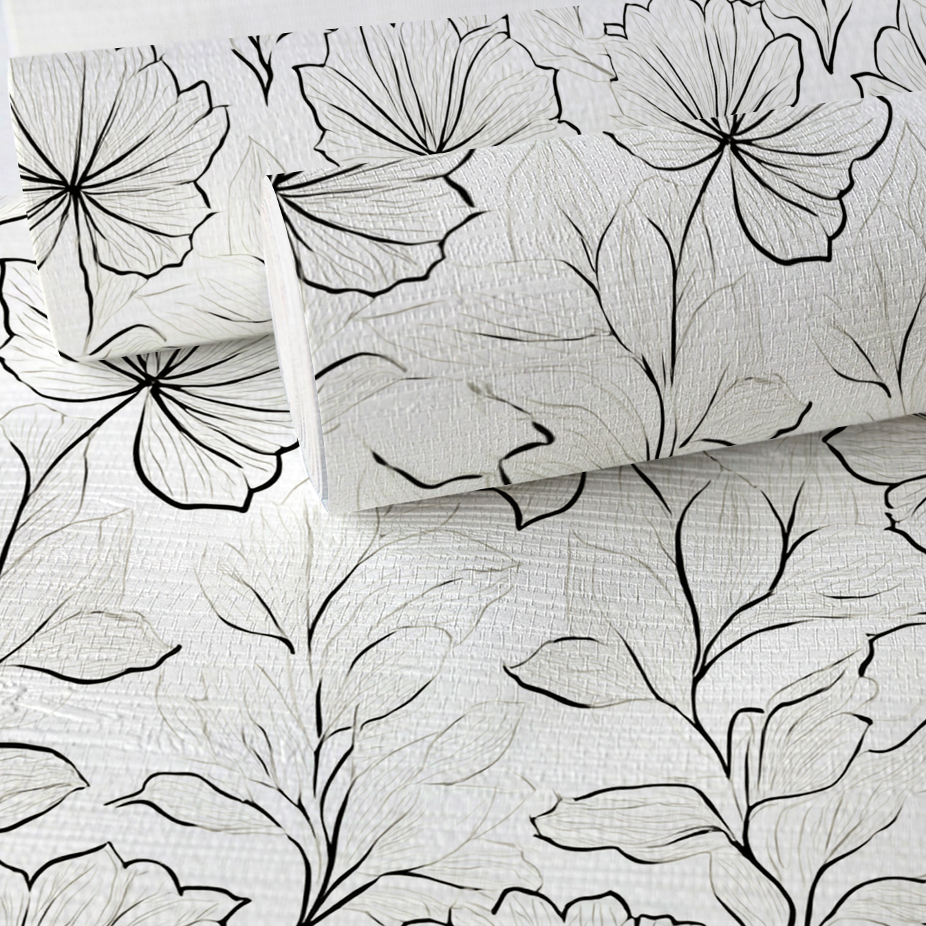 Marshmellow Field Faux Grasscloth Wallpaper