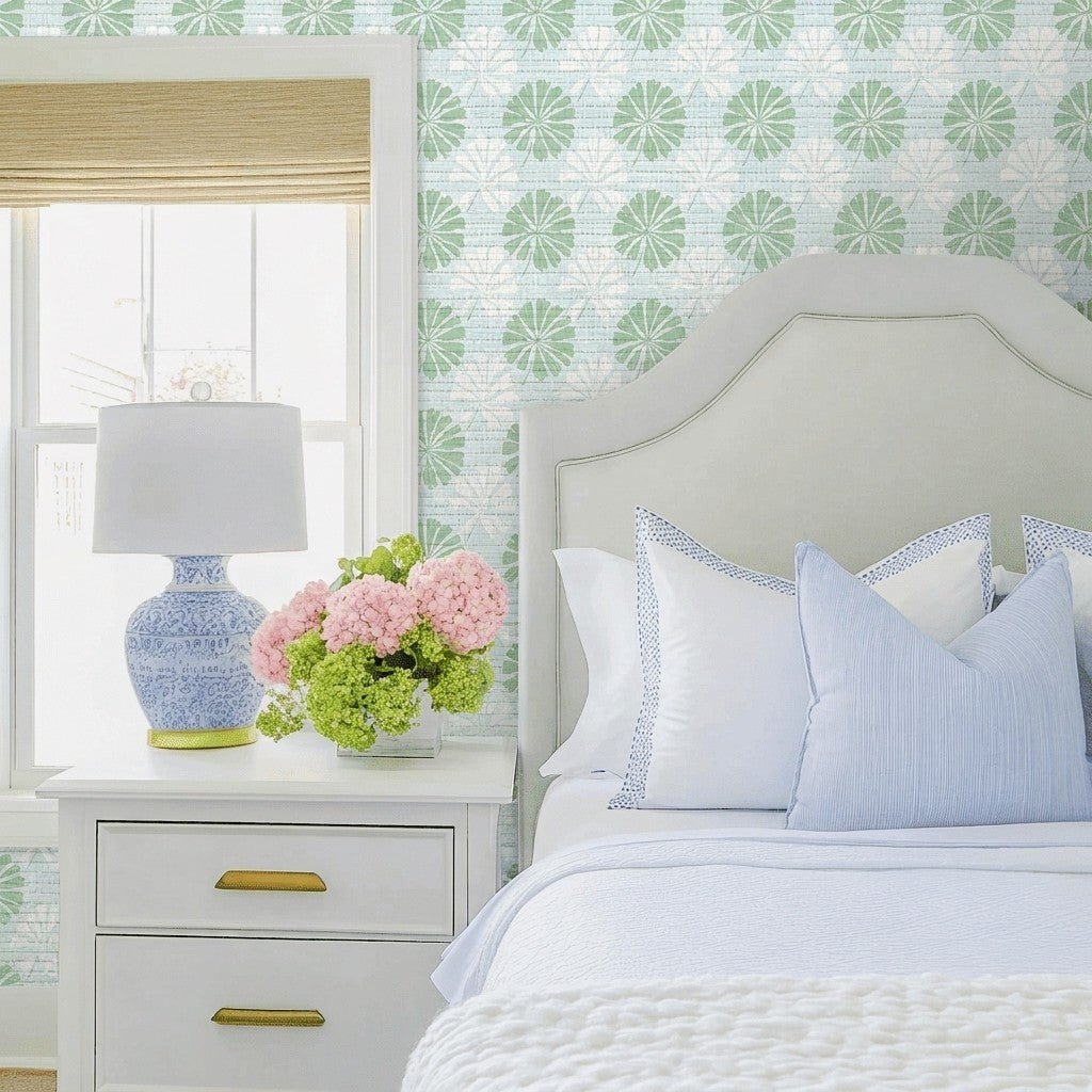 Marvey Faux Grasscloth Wallpaper - Lemon Park