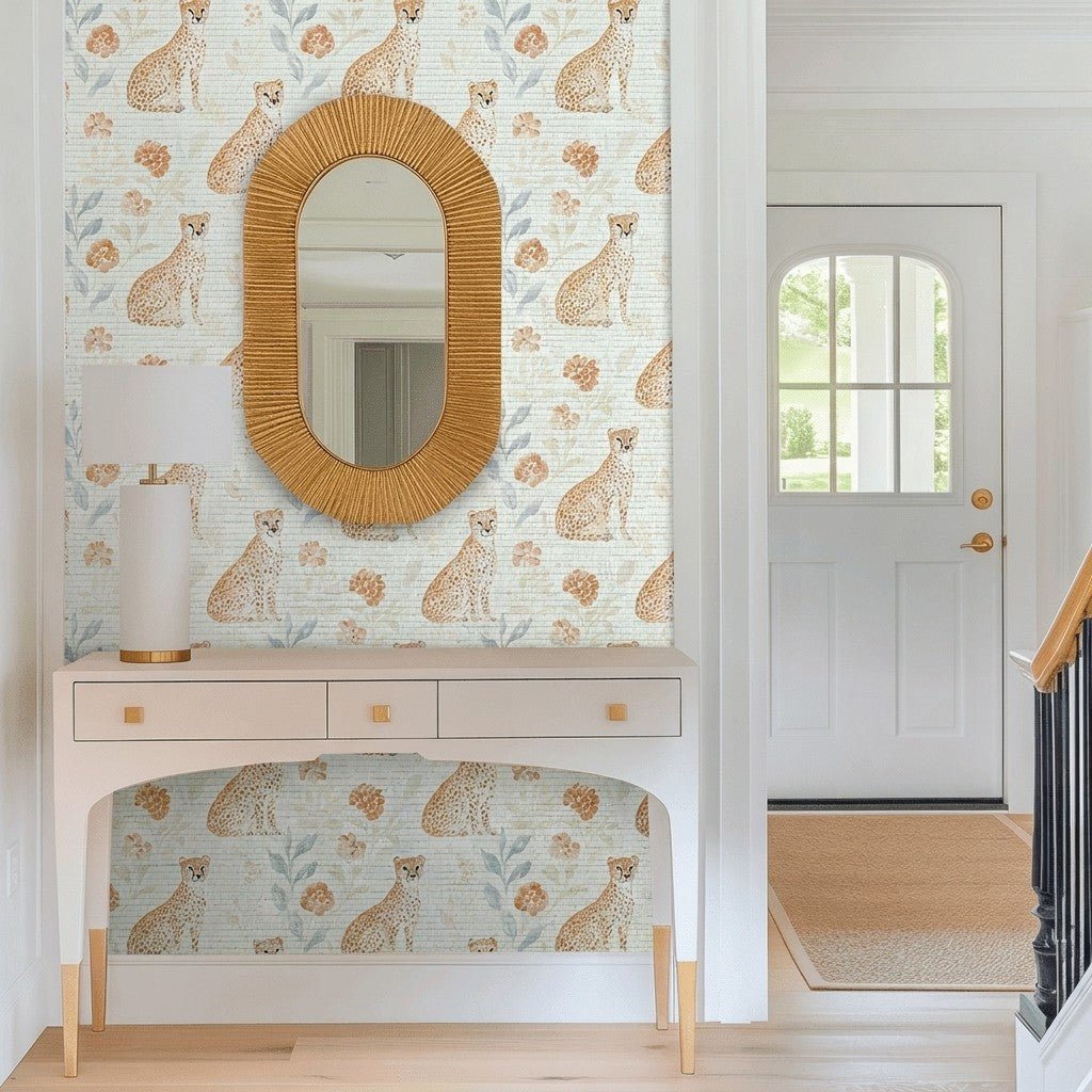 Mary Belle Faux Grasscloth Wallpaper - Lemon Park