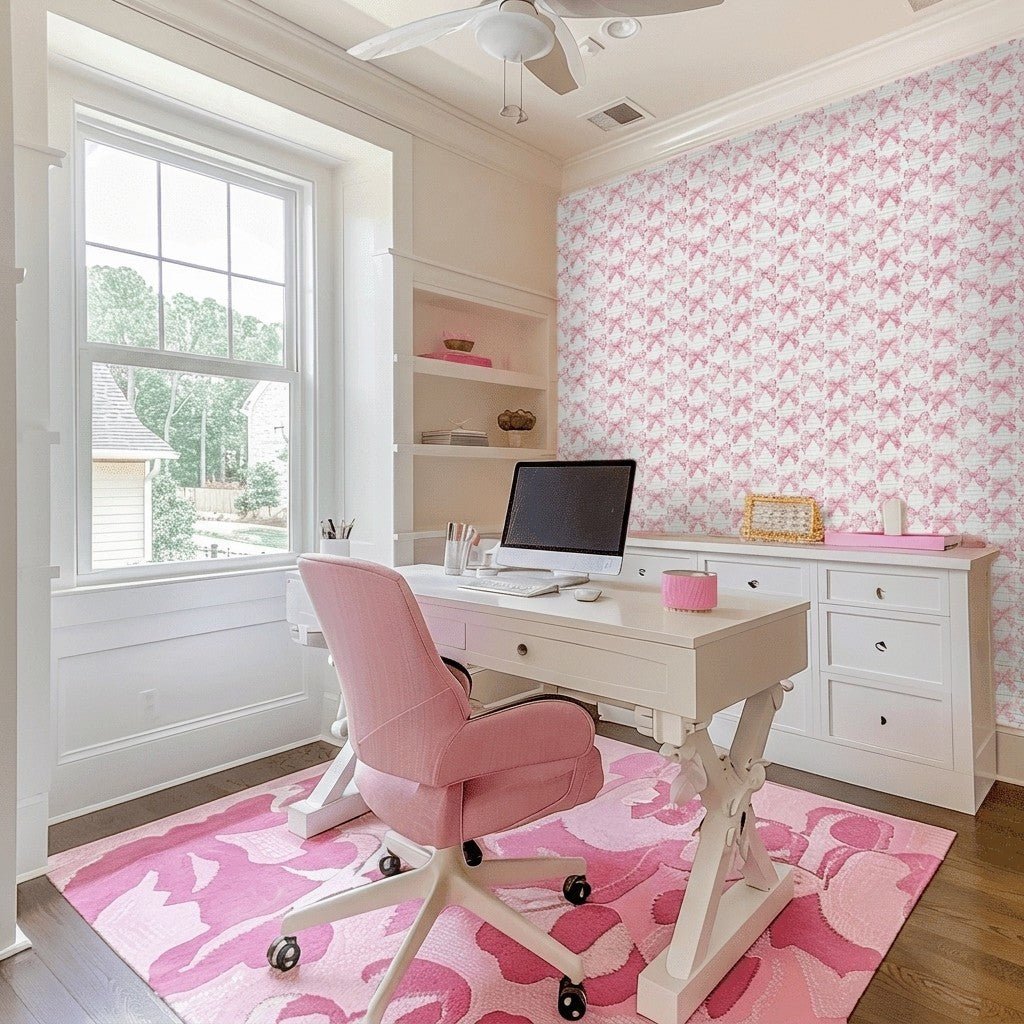 Mary Faux Grasscloth Wallpaper - Lemon Park