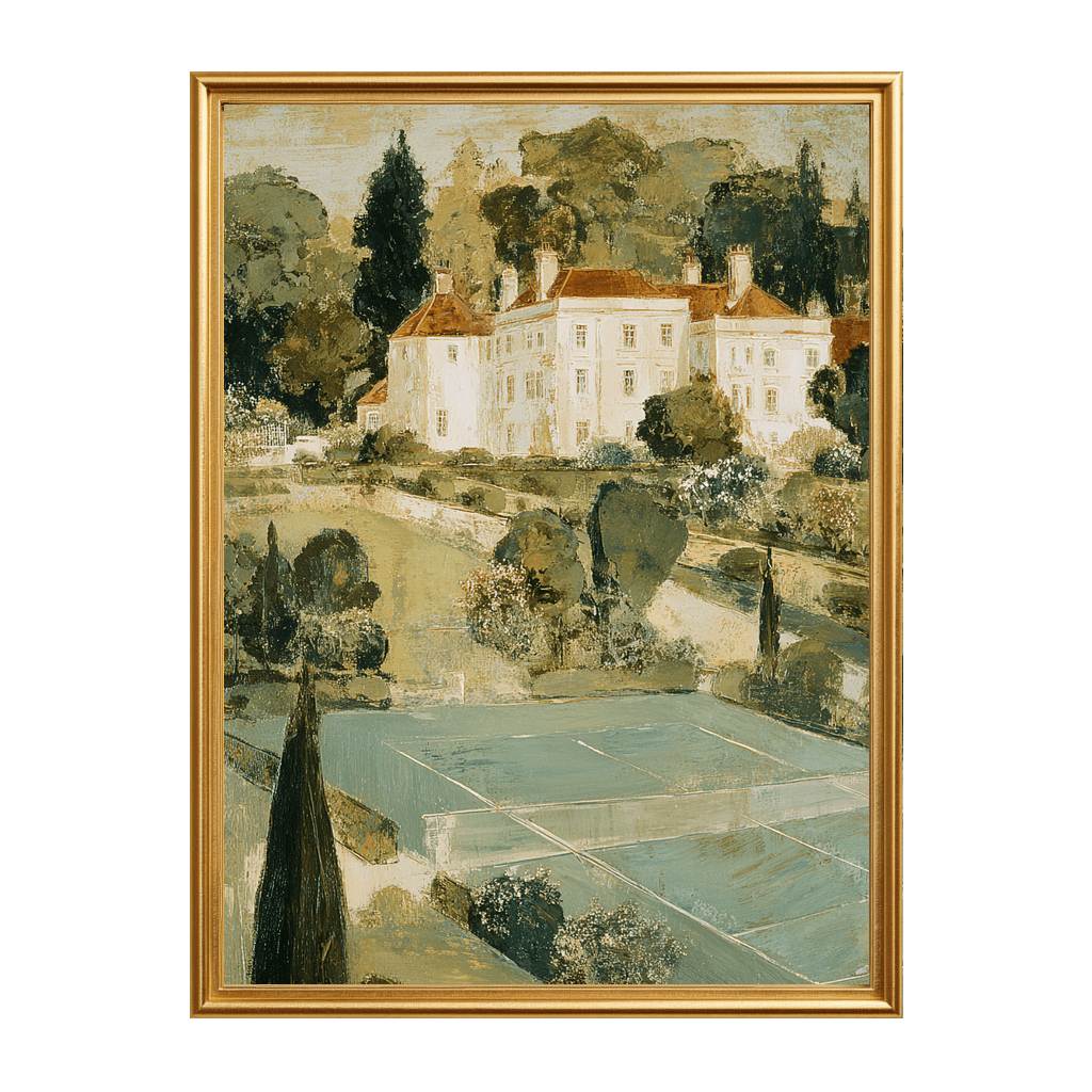 Match Point Manor - Art Print - Lemon Park