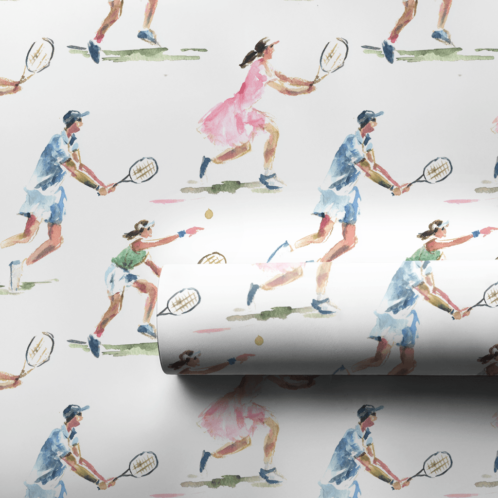 Match Point - Wrapping Paper - Lemon Park