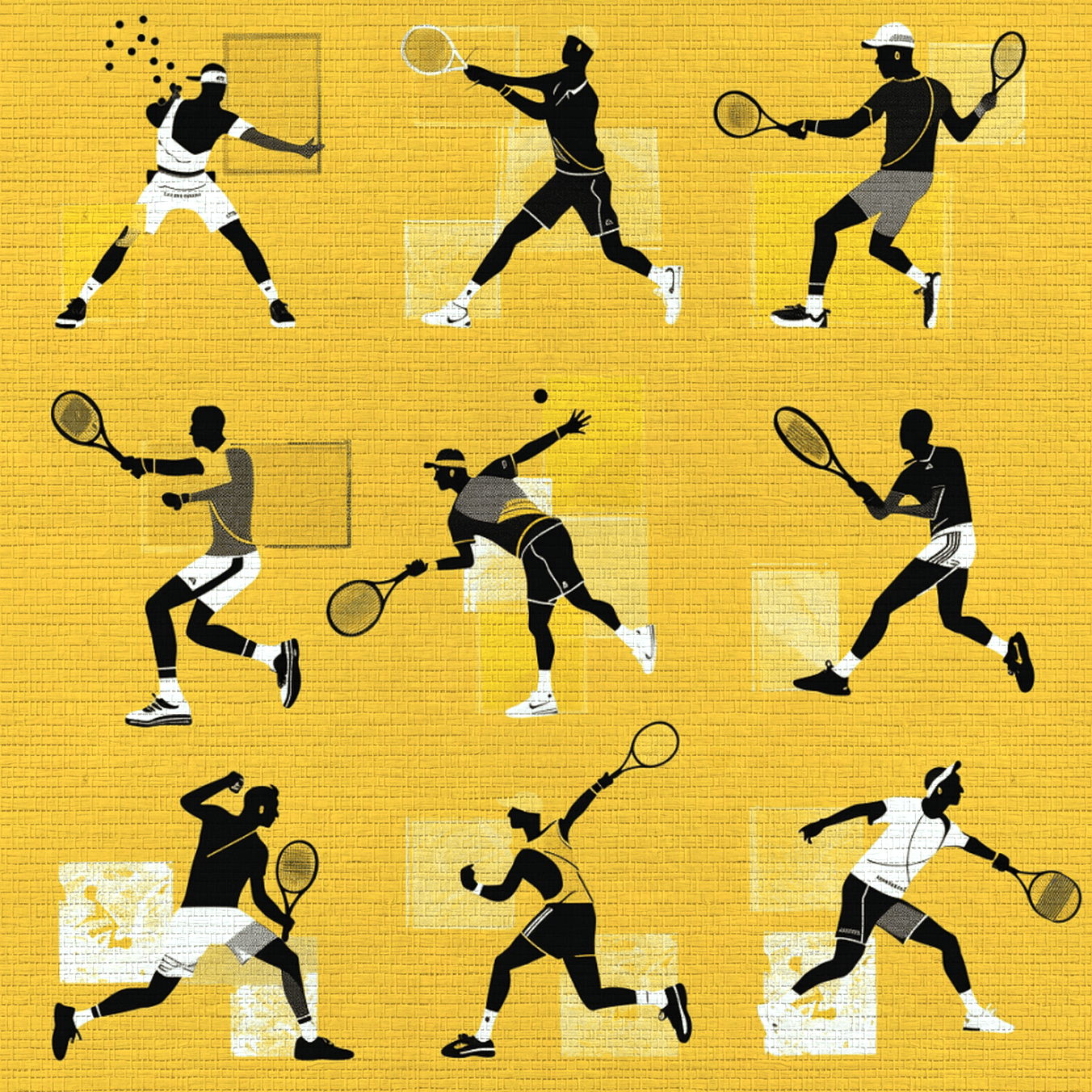 Matchpoint Faux Grasscloth Wallpaper - Lemon Park
