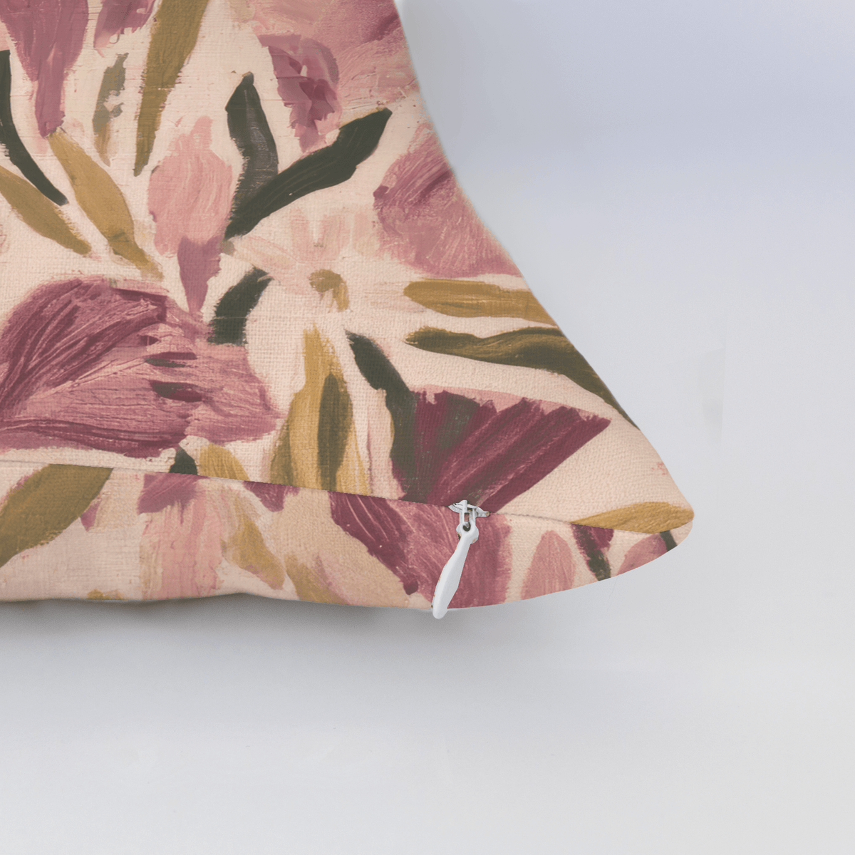 Mauve Meadow Throw Pillow - Lemon Park