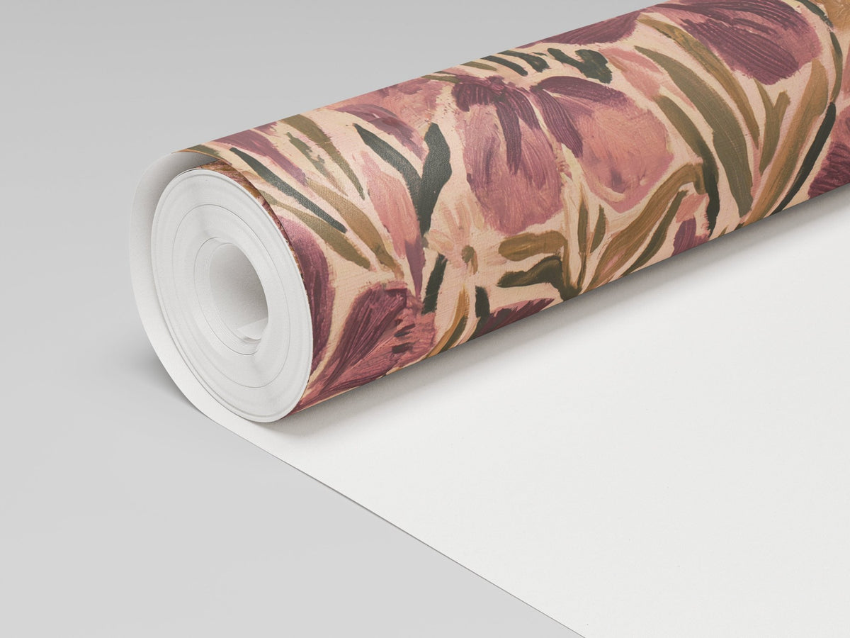 Mauve Meadow Wallpaper - Lemon Park