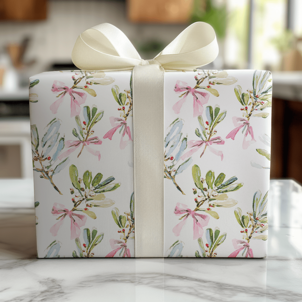 Maycee Mistletoe - Wrapping Paper - Lemon Park