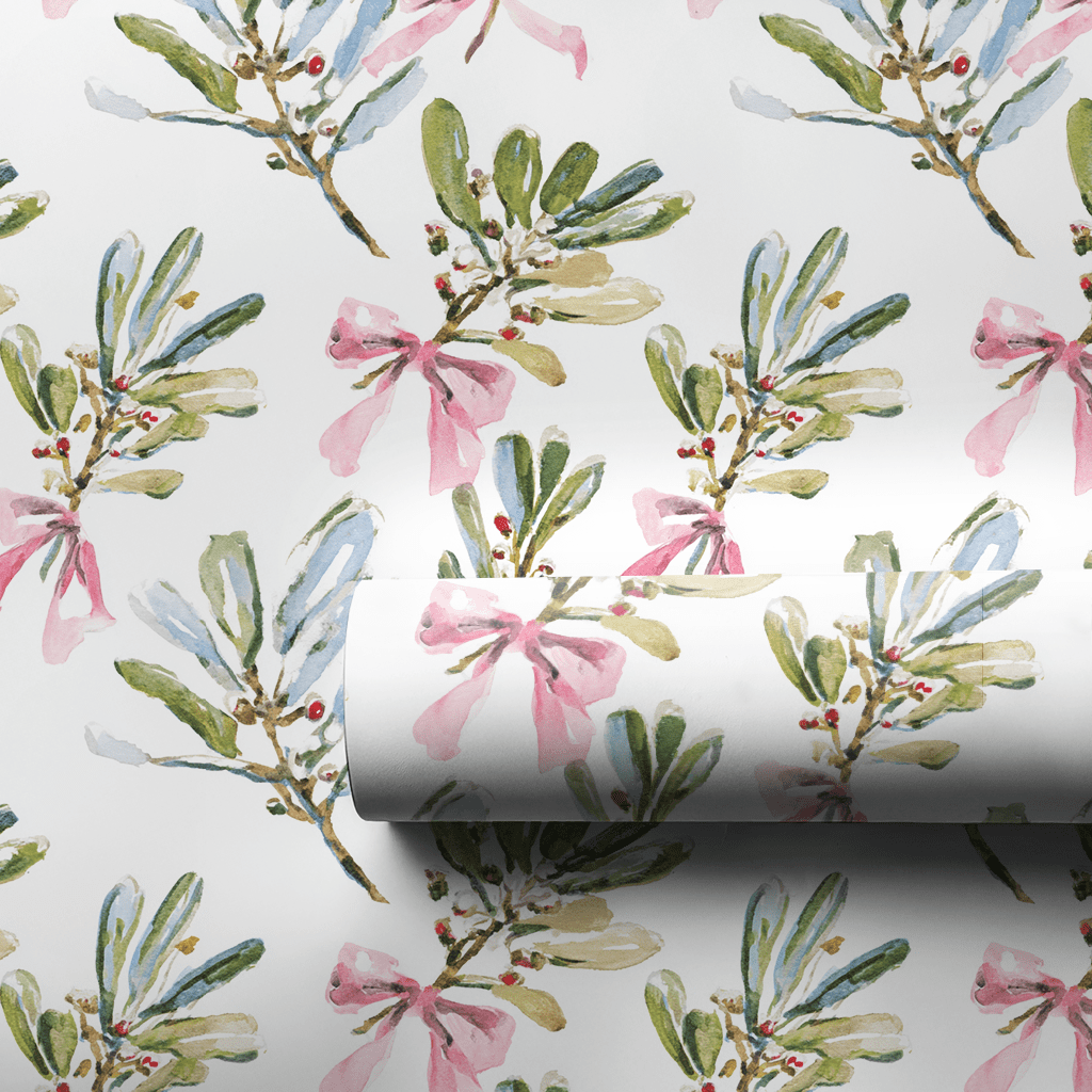 Maycee Mistletoe - Wrapping Paper - Lemon Park