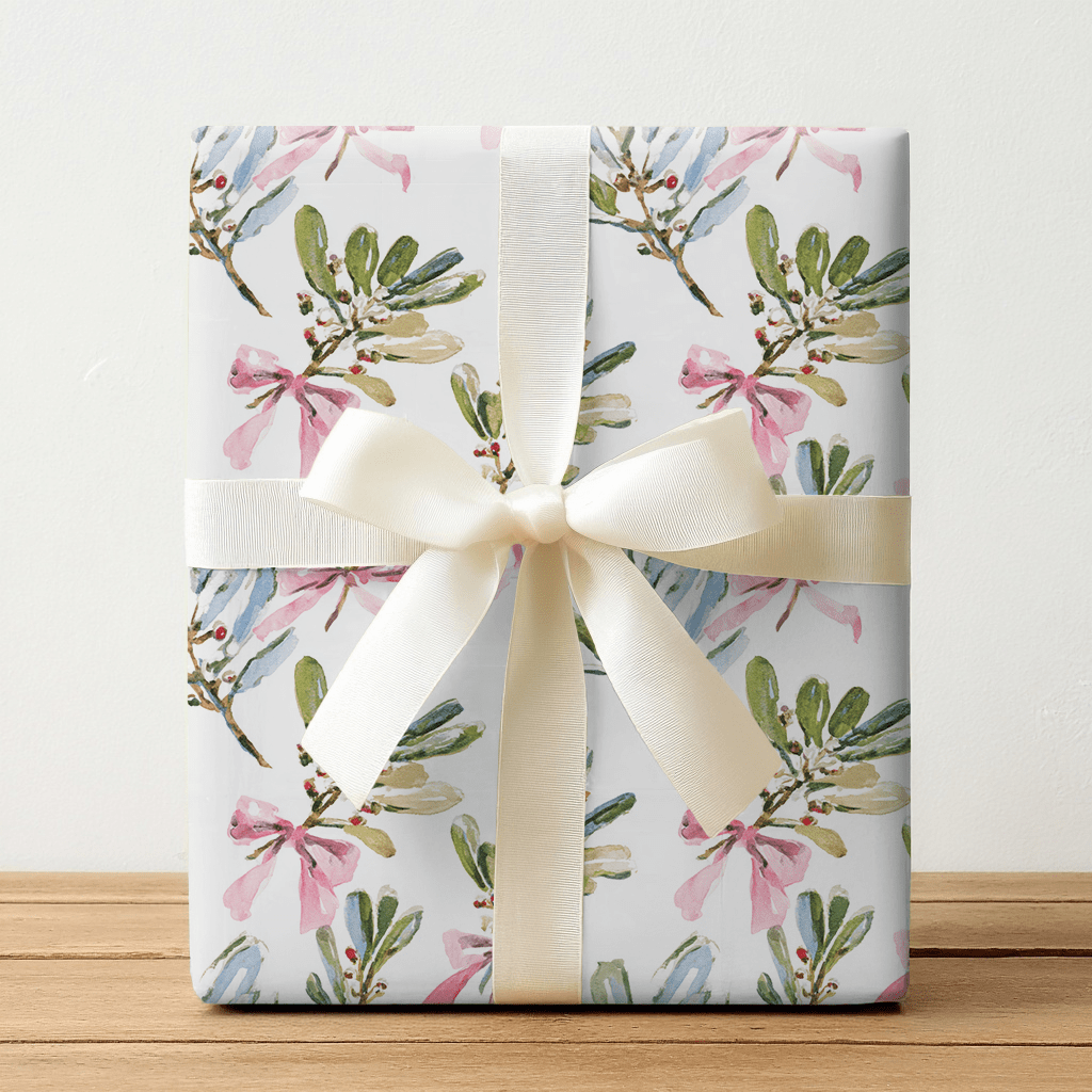 Maycee Mistletoe - Wrapping Paper - Lemon Park