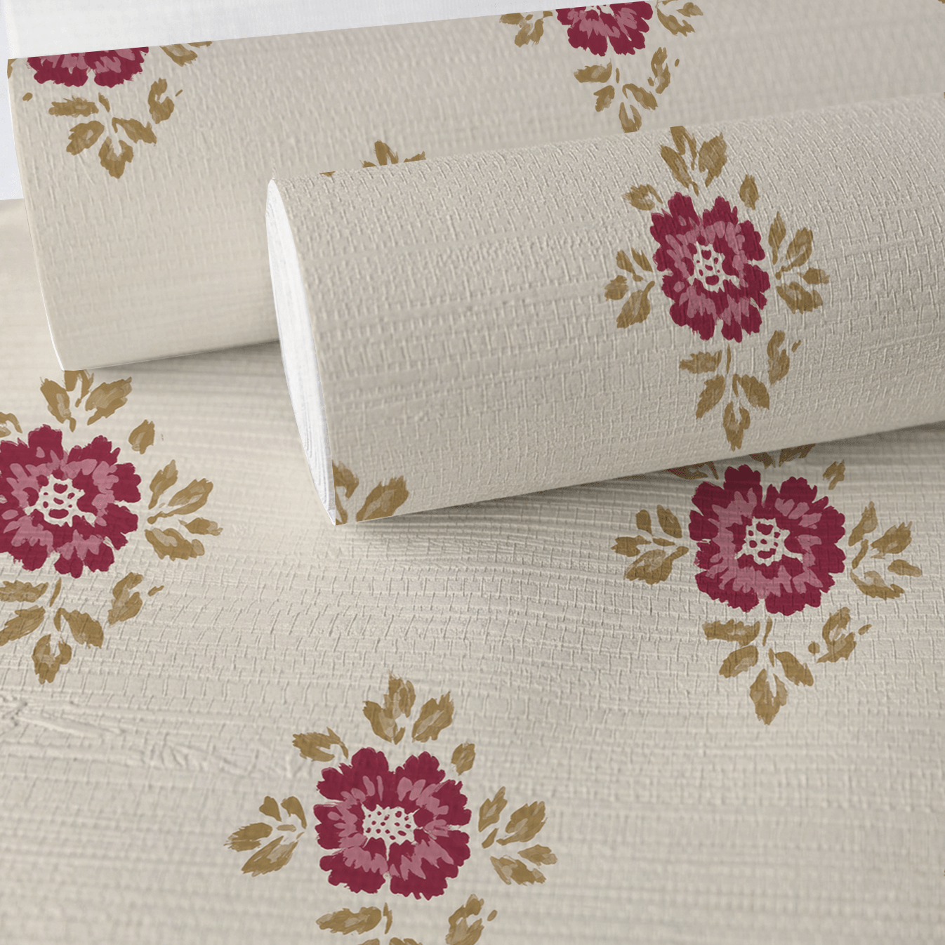 Meadow Club Faux Grasscloth Wallpaper - Lemon Park